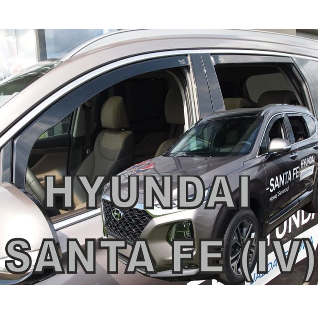 Βλησαρούλης Car Center - ΑΝΕΜΟΘΡΑΥΣΤΕΣ ΓΙΑ HYUNDAI SANTA FE IV 5D 2018+ ΣΕΤ ΑΥΤΟΚΙΝΗΤΟΥ ΑΠΟ ΕΥΚΑΜΠΤΟ ΦΙΜΕ ΠΛΑΣΤΙΚΟ HEKO - 4 ΤΕΜ.