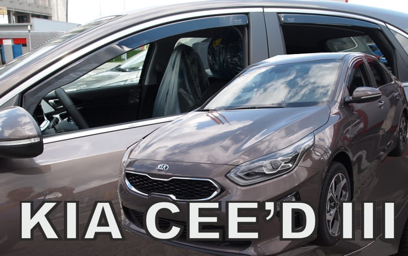 Βλησαρούλης Car Center - ΑΝΕΜΟΘΡΑΥΣΤΕΣ ΓΙΑ KIA CEED 5D HTB 2017+   ΣΕΤ ΑΥΤΟΚΙΝΗΤΟΥ ΑΠΟ ΕΥΚΑΜΠΤΟ ΦΙΜΕ ΠΛΑΣΤΙΚΟ HEKO - 4 ΤΕΜ.