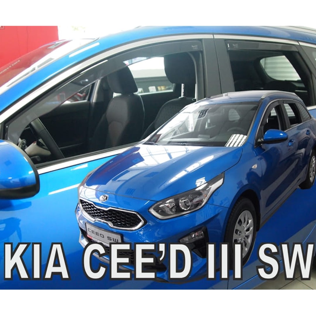 Βλησαρούλης Car Center - ΑΝΕΜΟΘΡΑΥΣΤΕΣ ΓΙΑ KIA CEED III SW 5D 2018+ ΣΕΤ ΑΥΤΟΚΙΝΗΤΟΥ ΑΠΟ ΕΥΚΑΜΠΤΟ ΦΙΜΕ ΠΛΑΣΤΙΚΟ HEKO - 4 ΤΕΜ.
