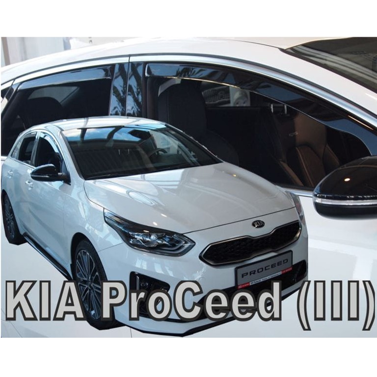 Βλησαρούλης Car Center - ΑΝΕΜΟΘΡΑΥΣΤΕΣ ΓΙΑ KIA PRO CEED III 5D 2019+ ΣΕΤ ΑΥΤΟΚΙΝΗΤΟΥ ΑΠΟ ΕΥΚΑΜΠΤΟ ΦΙΜΕ ΠΛΑΣΤΙΚΟ HEKO - 4 ΤΕΜ.