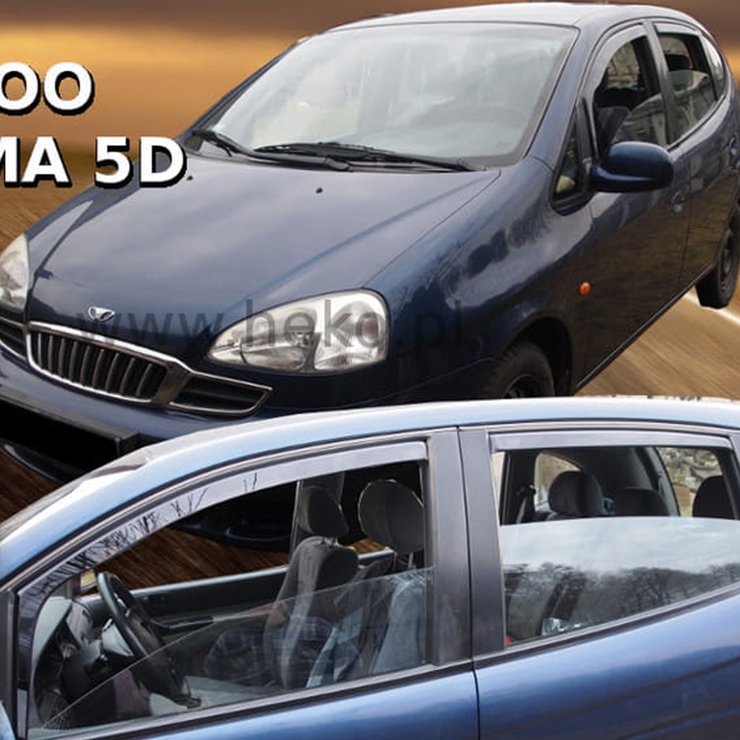 Βλησαρούλης Car Center - ΑΝΕΜΟΘΡΑΥΣΤΕΣ ΓΙΑ CHEVROLET TACUMA 5D 2001+ ΣΕΤ ΑΥΤΟΚΙΝΗΤΟΥ ΑΠΟ ΕΥΚΑΜΠΤΟ ΦΙΜΕ ΠΛΑΣΤΙΚΟ HEKO - 4 ΤΕΜ.