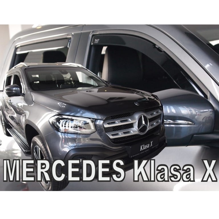 Βλησαρούλης Car Center - ΑΝΕΜΟΘΡΑΥΣΤΕΣ ΓΙΑ MERCEDES X-KLAS W470 4D 2017+ ΣΕΤ ΑΥΤΟΚΙΝΗΤΟΥ ΑΠΟ ΕΥΚΑΜΠΤΟ ΦΙΜΕ ΠΛΑΣΤΙΚΟ HEKO - 4 ΤΕΜ.