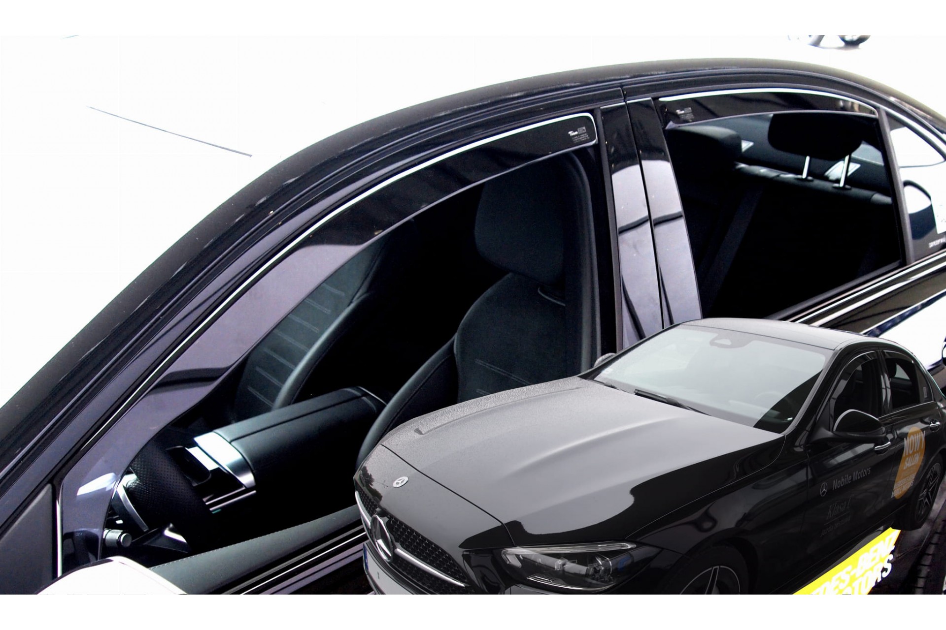 Βλησαρούλης Car Center - ΑΝΕΜΟΘΡΑΥΣΤΕΣ ΓΙΑ MERCEDES C-KLAS W206 4D 2021+ -  ΣΕΤ ΑΥΤΟΚΙΝΗΤΟΥ ΑΠΟ ΕΥΚΑΜΠΤΟ ΦΙΜΕ ΠΛΑΣΤΙΚΟ HEKO - 4 ΤΕΜ.