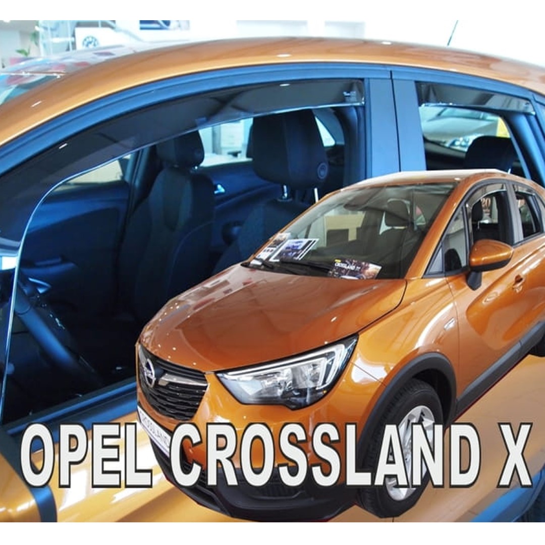 Βλησαρούλης Car Center - ΑΝΕΜΟΘΡΑΥΣΤΕΣ ΓΙΑ OPEL CROSSLAND X 5D 2017+ ΣΕΤ ΑΥΤΟΚΙΝΗΤΟΥ ΑΠΟ ΕΥΚΑΜΠΤΟ ΦΙΜΕ ΠΛΑΣΤΙΚΟ HEKO - 4 ΤΕΜ.
