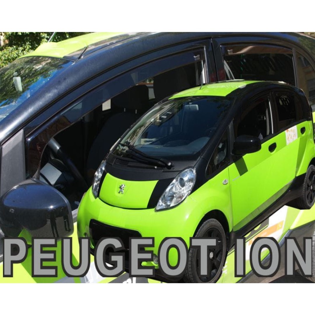 Βλησαρούλης Car Center - ΑΝΕΜΟΘΡΑΥΣΤΕΣ ΓΙΑ PEUGEOT  ION 5D 2010-2015 ΣΕΤ ΑΥΤΟΚΙΝΗΤΟΥ ΑΠΟ ΕΥΚΑΜΠΤΟ ΦΙΜΕ ΠΛΑΣΤΙΚΟ HEKO - 4 ΤΕΜ.