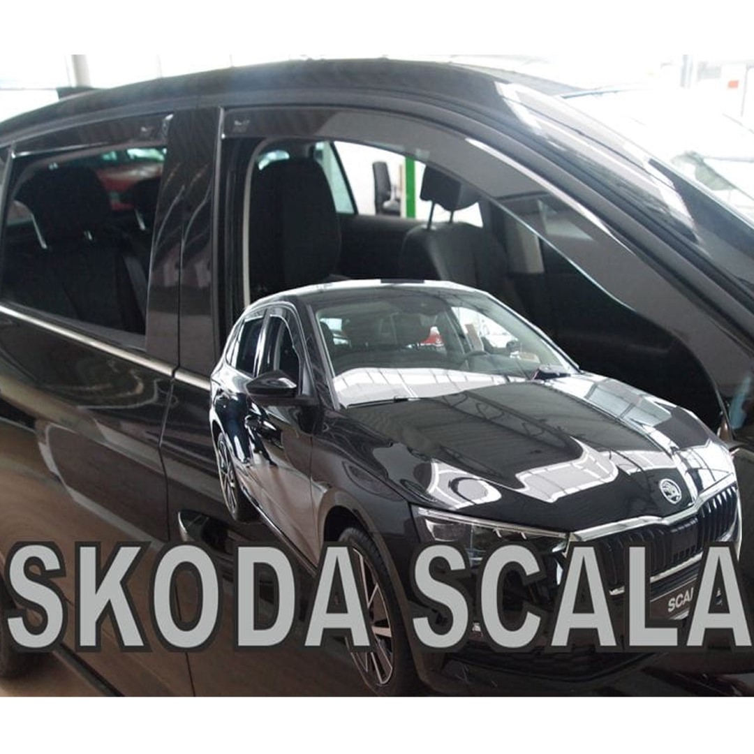 Βλησαρούλης Car Center - ΑΝΕΜΟΘΡΑΥΣΤΕΣ ΓΙΑ SKODA SCALA 5D 2019+ ΣΕΤ ΑΥΤΟΚΙΝΗΤΟΥ ΑΠΟ ΕΥΚΑΜΠΤΟ ΦΙΜΕ ΠΛΑΣΤΙΚΟ HEKO - 4 ΤΕΜ.