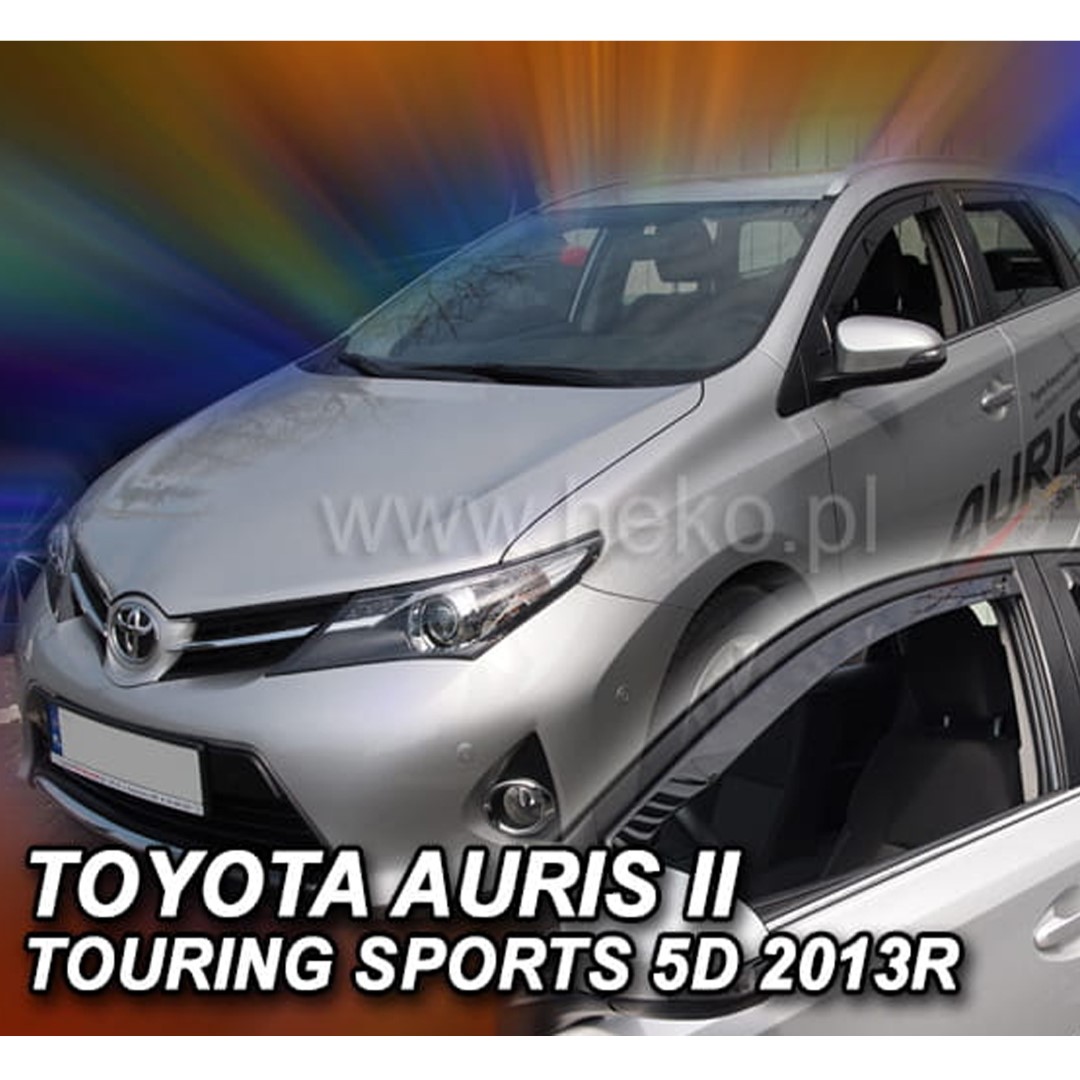 Βλησαρούλης Car Center - ΑΝΕΜΟΘΡΑΥΣΤΕΣ ΓΙΑ TOYOTA AURIS II TOURING COMBI 5D 2013+ ΣΕΤ ΑΥΤΟΚΙΝΗΤΟΥ ΑΠΟ ΕΥΚΑΜΠΤΟ ΦΙΜΕ ΠΛΑΣΤΙΚΟ HEKO - 4 ΤΕΜ.