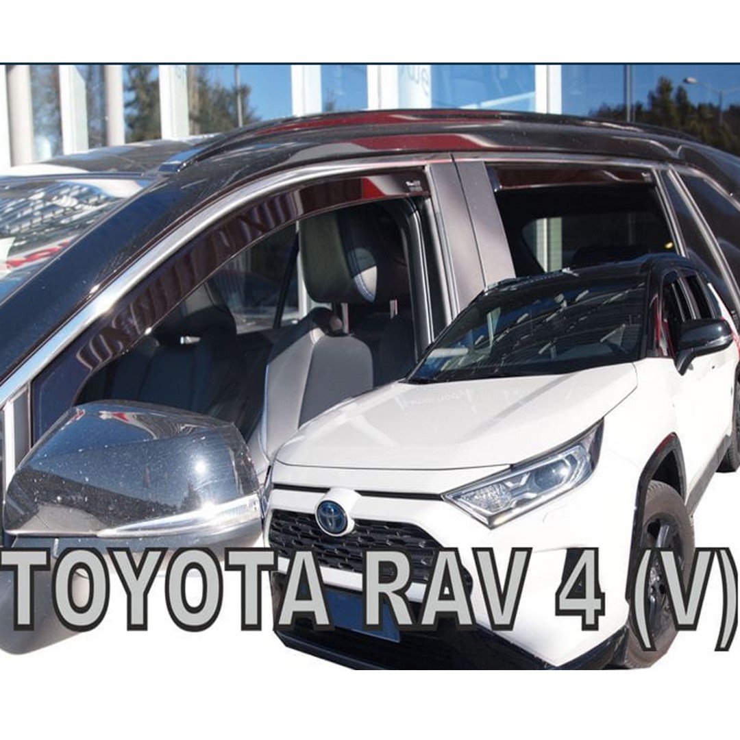 Βλησαρούλης Car Center - ΑΝΕΜΟΘΡΑΥΣΤΕΣ ΓΙΑ TOYOTA RAV4 V 5D 2019+ /  SUZUKI ACROSS 5D 2020+ ΣΕΤ ΑΥΤΟΚΙΝΗΤΟΥ ΑΠΟ ΕΥΚΑΜΠΤΟ ΦΙΜΕ ΠΛΑΣΤΙΚΟ HEKO - 4 ΤΕΜ.