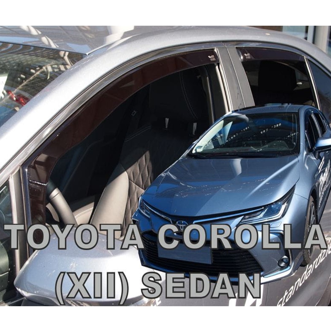 Βλησαρούλης Car Center - ΑΝΕΜΟΘΡΑΥΣΤΕΣ ΓΙΑ TOYOTA COROLLA XII 4D SEDAN 2018+ ΣΕΤ ΑΥΤΟΚΙΝΗΤΟΥ ΑΠΟ ΕΥΚΑΜΠΤΟ ΦΙΜΕ ΠΛΑΣΤΙΚΟ HEKO - 4 ΤΕΜ.