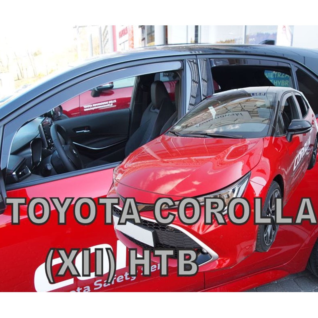 Βλησαρούλης Car Center - ΑΝΕΜΟΘΡΑΥΣΤΕΣ ΓΙΑ TOYOTA COROLLA XII 5D HTB 2018+ ΣΕΤ ΑΥΤΟΚΙΝΗΤΟΥ ΑΠΟ ΕΥΚΑΜΠΤΟ ΦΙΜΕ ΠΛΑΣΤΙΚΟ HEKO - 4 ΤΕΜ.