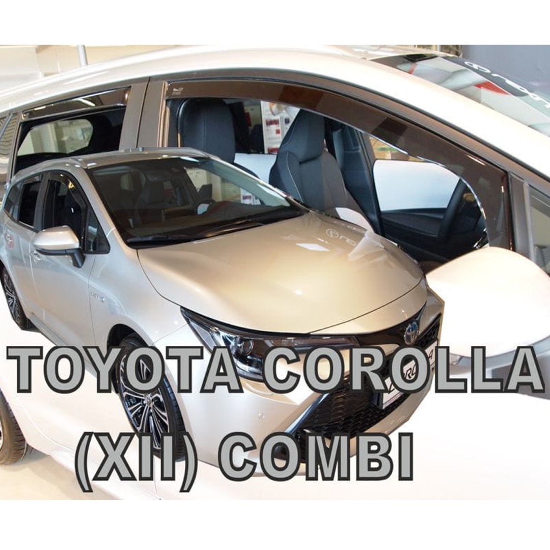 Βλησαρούλης Car Center - ΑΝΕΜΟΘΡΑΥΣΤΕΣ ΓΙΑ TOYOTA COROLLA XII 5D WAGON 2018+ ΣΕΤ ΑΥΤΟΚΙΝΗΤΟΥ ΑΠΟ ΕΥΚΑΜΠΤΟ ΦΙΜΕ ΠΛΑΣΤΙΚΟ HEKO - 4 ΤΕΜ.