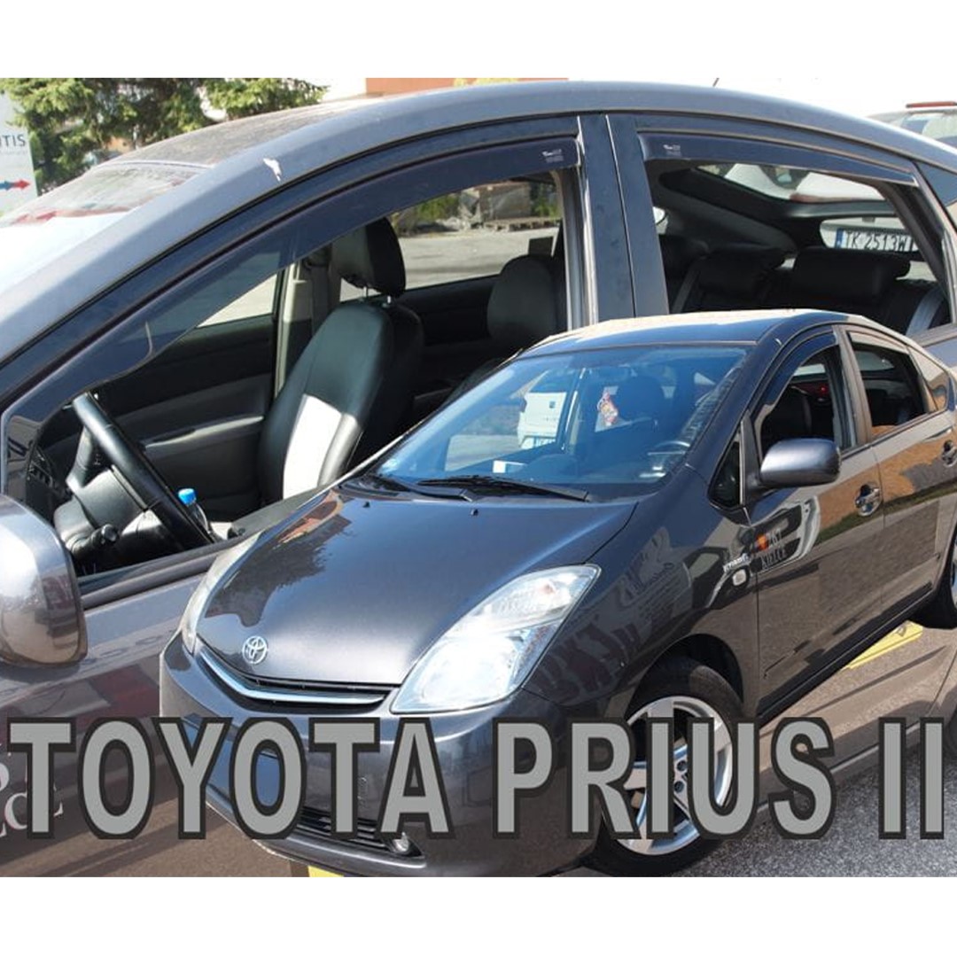 Βλησαρούλης Car Center - ΑΝΕΜΟΘΡΑΥΣΤΕΣ ΓΙΑ TOYOTA PRIUS 2003-2009 ΣΕΤ ΑΥΤΟΚΙΝΗΤΟΥ ΑΠΟ ΕΥΚΑΜΠΤΟ ΦΙΜΕ ΠΛΑΣΤΙΚΟ HEKO - 4 ΤΕΜ.