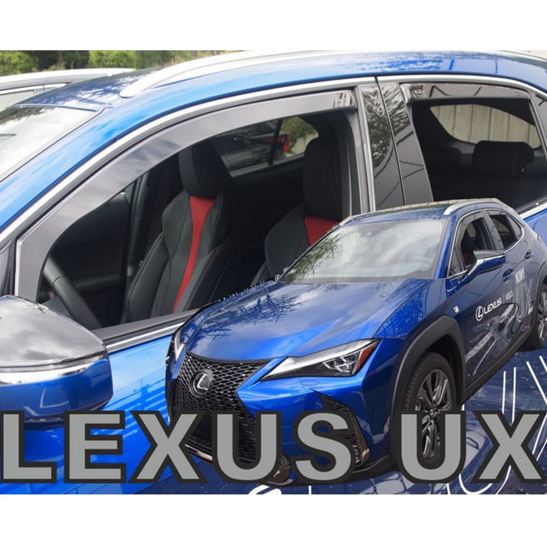 Βλησαρούλης Car Center - ΑΝΕΜΟΘΡΑΥΣΤΕΣ ΓΙΑ LEXUS UX 5D 2019+ ΣΕΤ ΑΥΤΟΚΙΝΗΤΟΥ ΑΠΟ ΕΥΚΑΜΠΤΟ ΦΙΜΕ ΠΛΑΣΤΙΚΟ HEKO - 4 ΤΕΜ.
