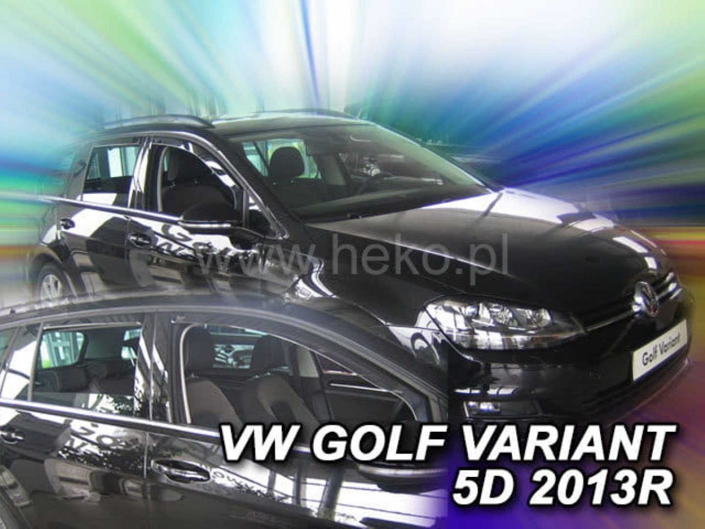Βλησαρούλης Car Center - ΑΝΕΜΟΘΡΑΥΣΤΕΣ ΓΙΑ VW GOLF 7 VARIANT 5D 2013R->(+OT) ΣΕΤ ΑΥΤΟΚΙΝΗΤΟΥ ΑΠΟ ΕΥΚΑΜΠΤΟ ΦΙΜΕ ΠΛΑΣΤΙΚΟ HEKO - 4 ΤΕΜ.