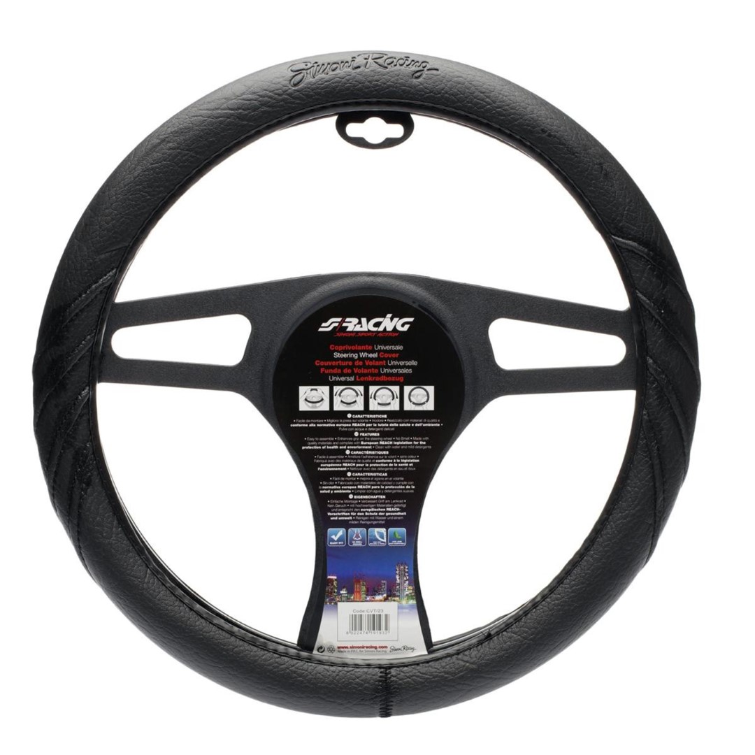 Βλησαρούλης Car Center - ΚΑΛΥΜΜΑ ΤΙΜΟΝΙΟΥ DARK 37-39 cm (ΜΑΥΡΟ/ΔΕΡΜΑΤΙΝΗ)