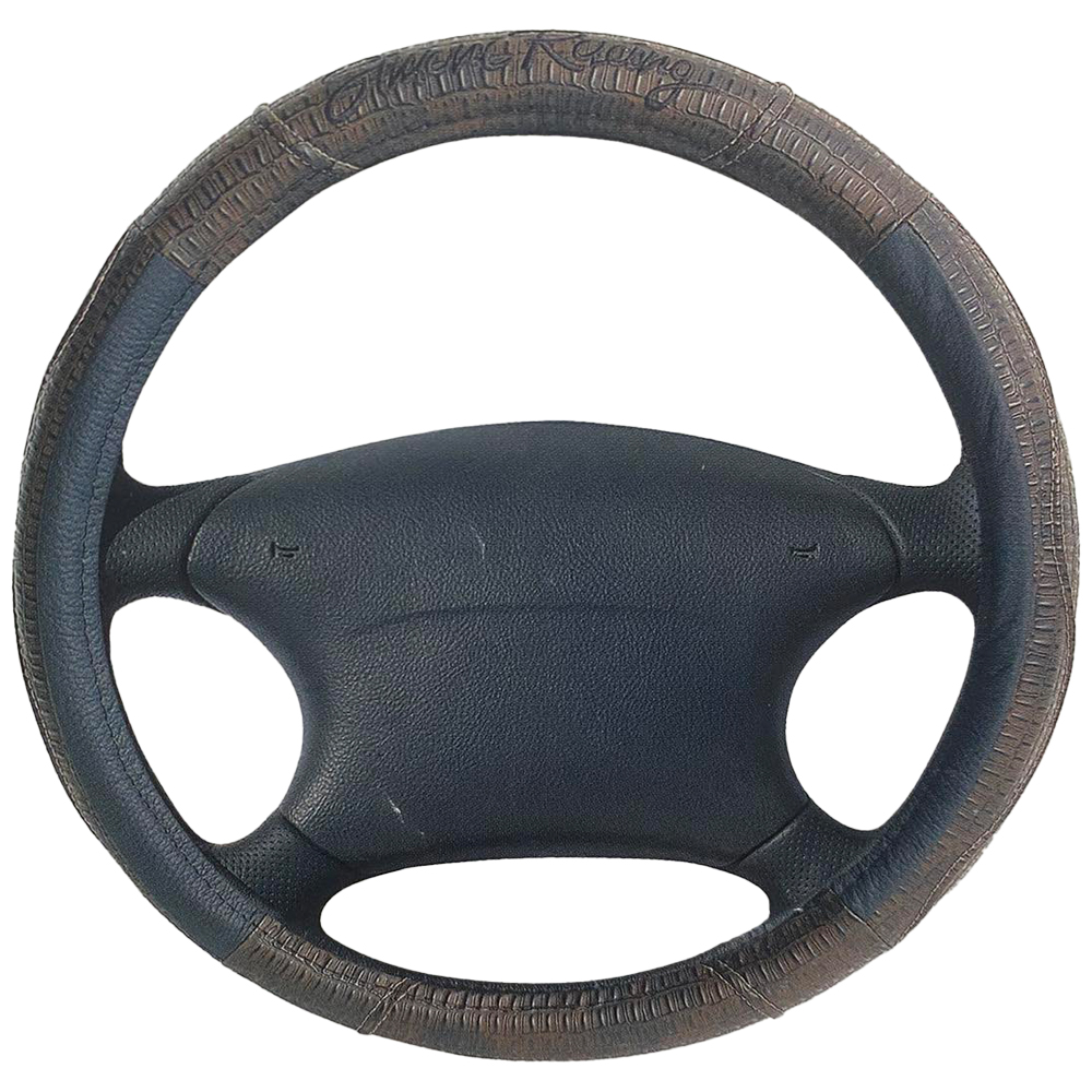 Βλησαρούλης Car Center - ΚΑΛΥΜΜΑ ΤΙΜΟΝΙΟΥ TROPHY 3 ΚΑΦΕ-ΜΑΥΡΟ  SIMONI RACING 35-37cm - 1 TEM.