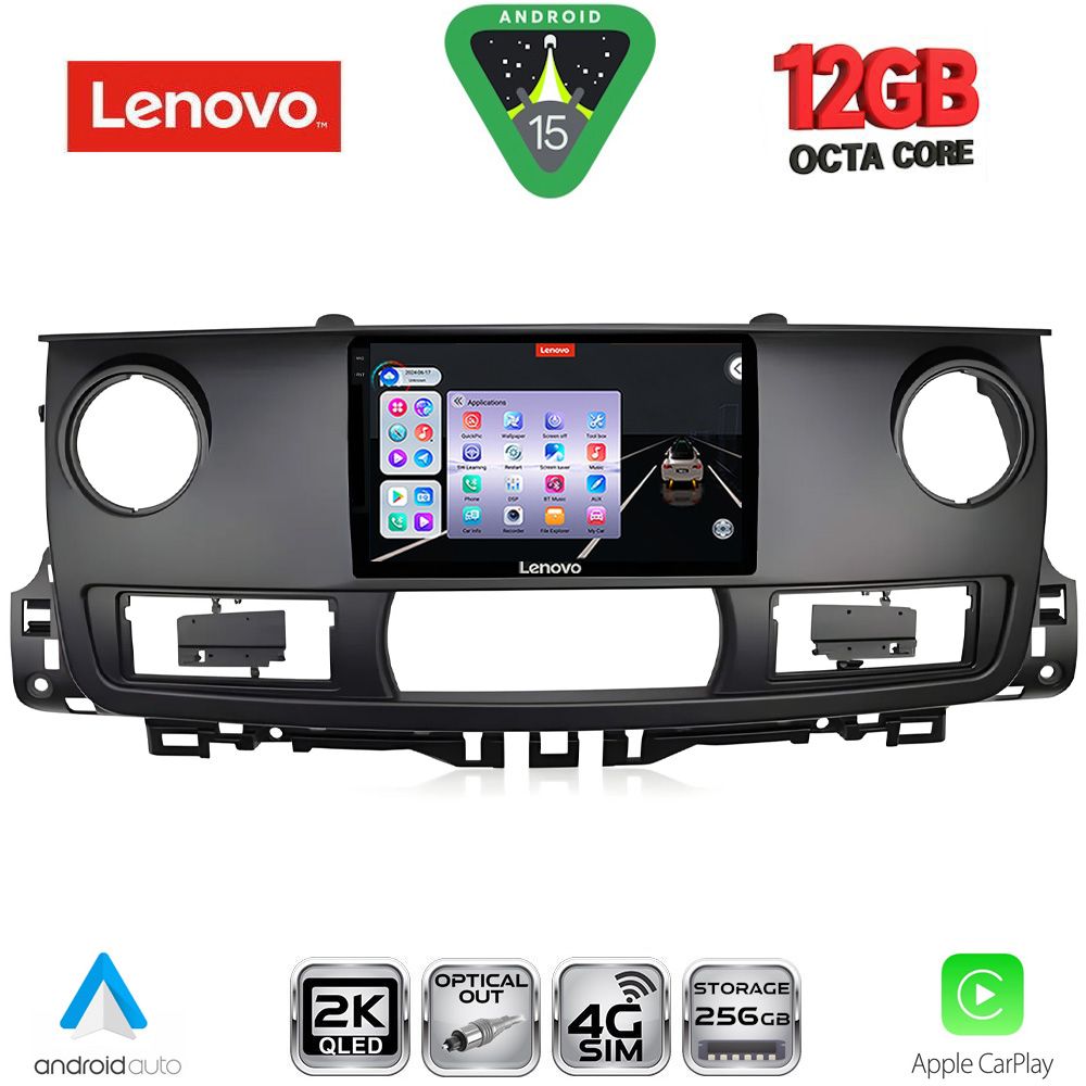 Βλησαρούλης Car Center - LENOVO SSZ 12554_CPA (9inc) MULTIMEDIA TABLET for RENAULT MASTER mod. 2003-2010