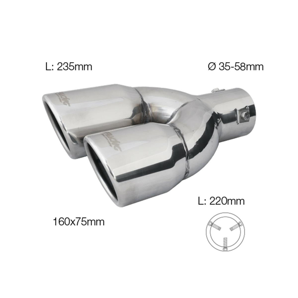 Βλησαρούλης Car Center - ΜΠΟΥΚΑ ΔΙΠΛΗ ΧΡΩΜΙΟΥ TRX/18R 165x77mm 220mm 35>58mm