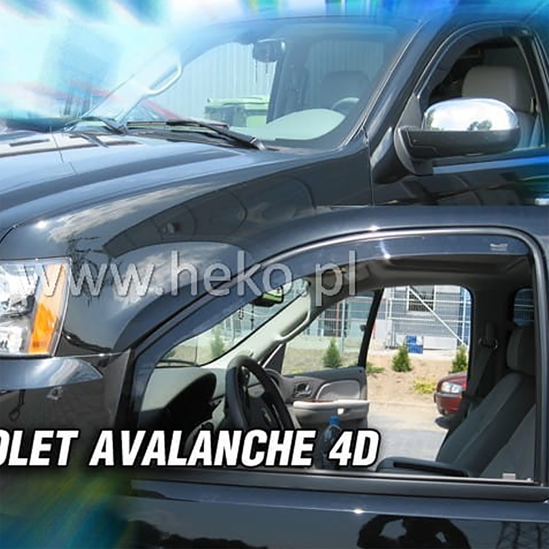 Βλησαρούλης Car Center - ΑΝΕΜΟΘΡΑΥΣΤΕΣ ΓΙΑ CHEVROLET AVALANCE 4D 2007-2013 ΖΕΥΓΑΡΙ ΑΠΟ ΕΥΚΑΜΠΤΟ ΦΙΜΕ ΠΛΑΣΤΙΚΟ HEKO - 2 ΤΕΜ.
