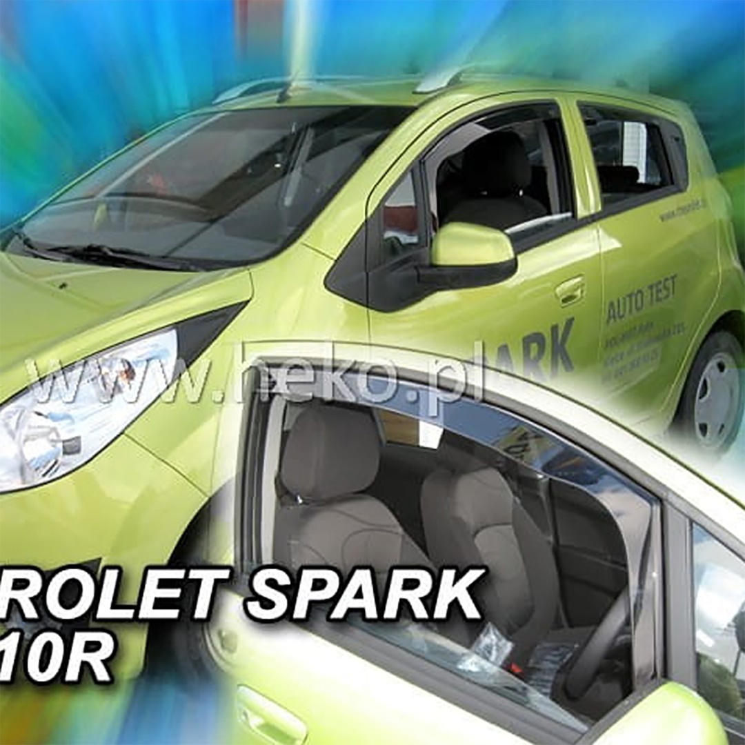Βλησαρούλης Car Center - ΑΝΕΜΟΘΡΑΥΣΤΕΣ ΓΙΑ CHEVROLET SPARK M300 5D 2009-2022 ΖΕΥΓΑΡΙ ΑΠΟ ΕΥΚΑΜΠΤΟ ΦΙΜΕ ΠΛΑΣΤΙΚΟ HEKO - 2 ΤΕΜ.
