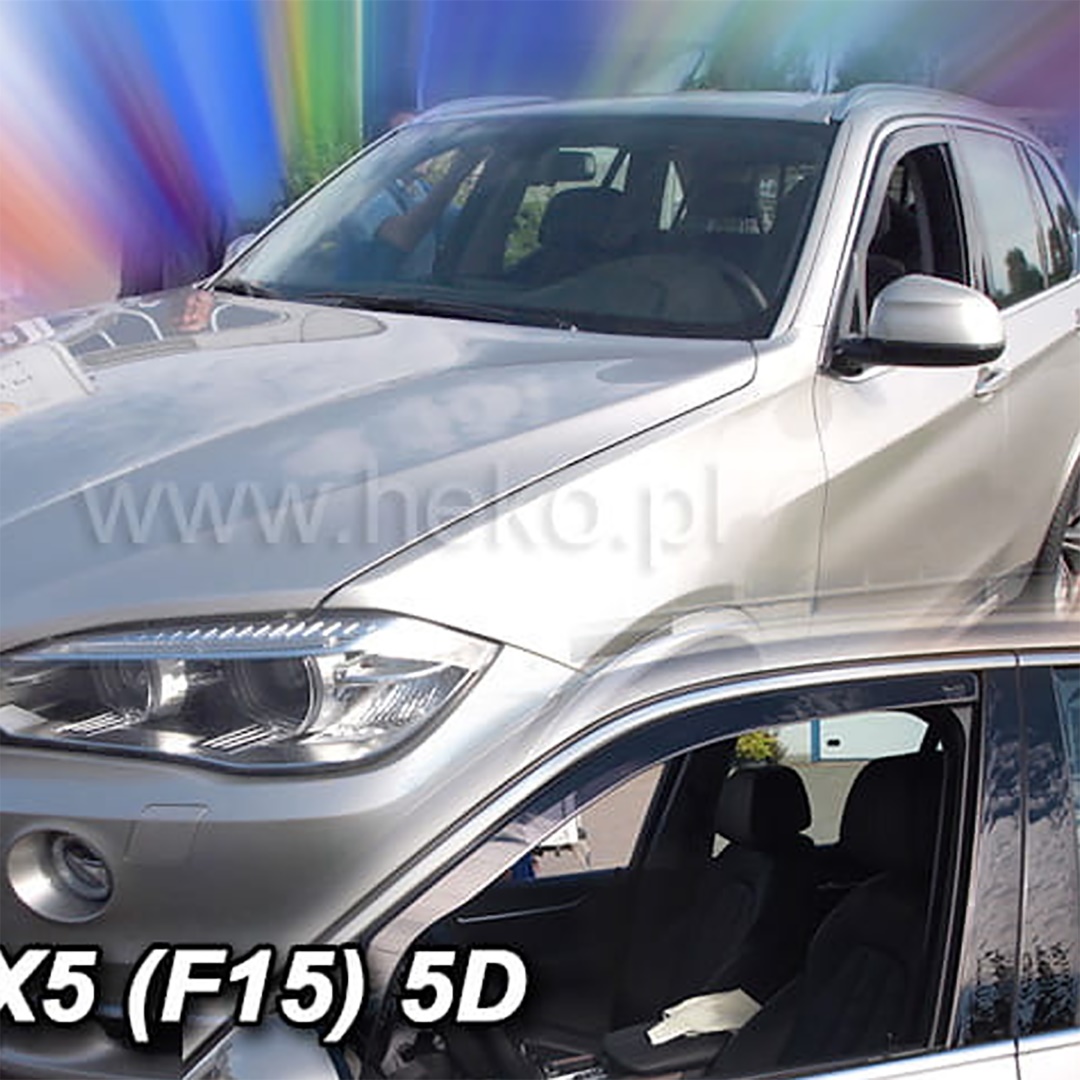 Βλησαρούλης Car Center - ΑΝΕΜΟΘΡΑΥΣΤΕΣ ΓΙΑ BMW X5 F15 5D 2013-2018 ΖΕΥΓΑΡΙ ΑΠΟ ΕΥΚΑΜΠΤΟ ΦΙΜΕ ΠΛΑΣΤΙΚΟ HEKO - 2 ΤΕΜ.