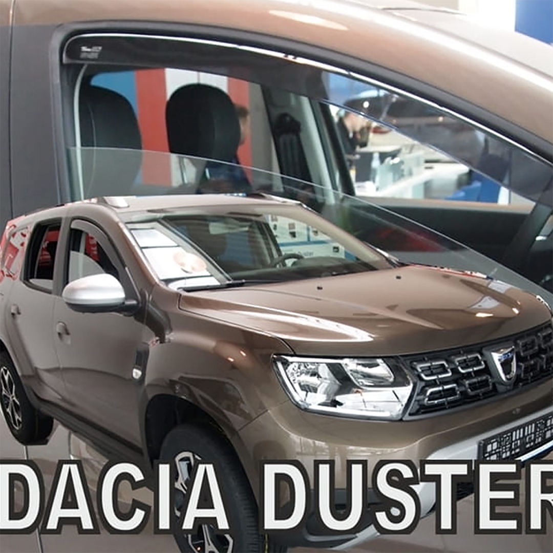 Βλησαρούλης Car Center - ΑΝΕΜΟΘΡΑΥΣΤΕΣ ΓΙΑ DACIA DUSTER 2 5D 2018-2021 ΖΕΥΓΑΡΙ ΑΠΟ ΕΥΚΑΜΠΤΟ ΦΙΜΕ ΠΛΑΣΤΙΚΟ HEKO - 2 ΤΕΜ.