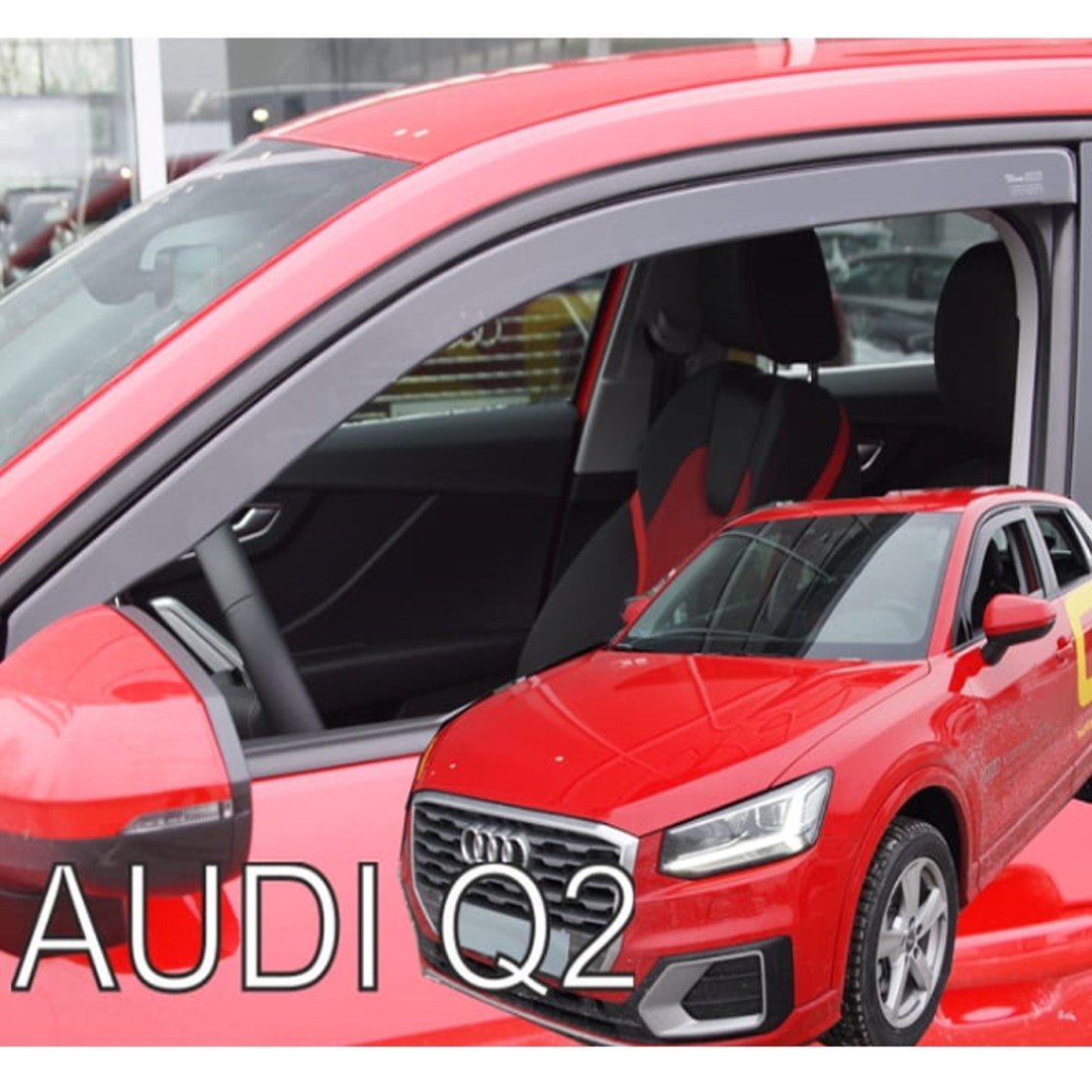 Βλησαρούλης Car Center - ΑΝΕΜΟΘΡΑΥΣΤΕΣ ΓΙΑ AUDI Q2 5D 2016-2021 ΖΕΥΓΑΡΙ ΑΠΟ ΕΥΚΑΜΠΤΟ ΦΙΜΕ ΠΛΑΣΤΙΚΟ HEKO - 2 ΤΕΜ.