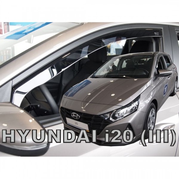 Βλησαρούλης Car Center - ΑΝΕΜΟΘΡΑΥΣΤΕΣ ΓΙΑ HYUNDAI i20 5D 2020+ ΖΕΥΓΑΡΙ ΑΥΤΟΚΙΝΗΤΟΥ ΑΠΟ ΕΥΚΑΜΠΤΟ ΦΙΜΕ ΠΛΑΣΤΙΚΟ HEKO - 2 ΤΕΜ.
