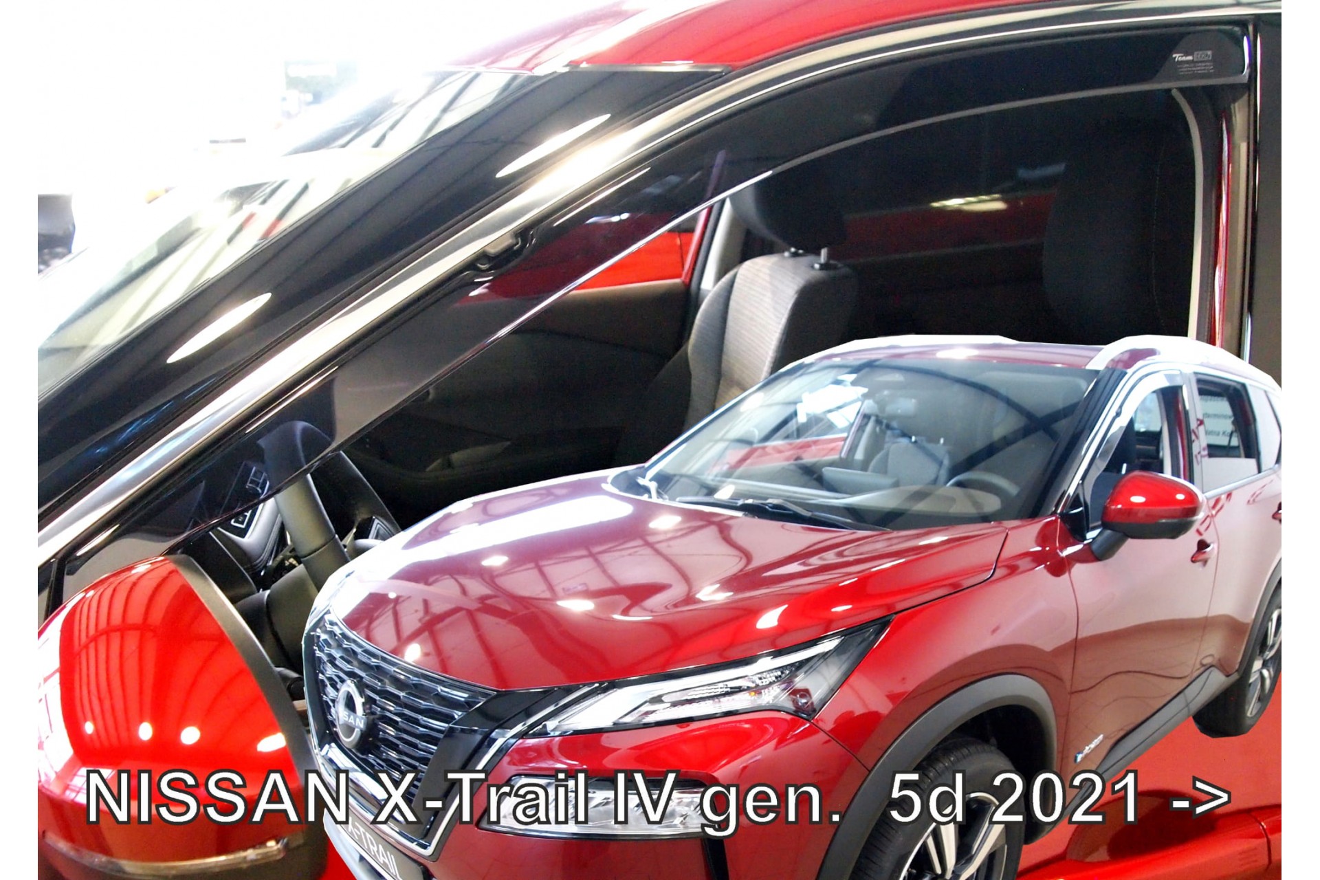 Βλησαρούλης Car Center - ΑΝΕΜΟΘΡΑΥΣΤΕΣ ΓΙΑ NISSAN X-TRAIL 5D 2021+ ΖΕΥΓΑΡΙ ΑΠΟ ΕΥΚΑΜΠΤΟ ΦΙΜΕ ΠΛΑΣΤΙΚΟ HEKO - 2 ΤΕΜ.