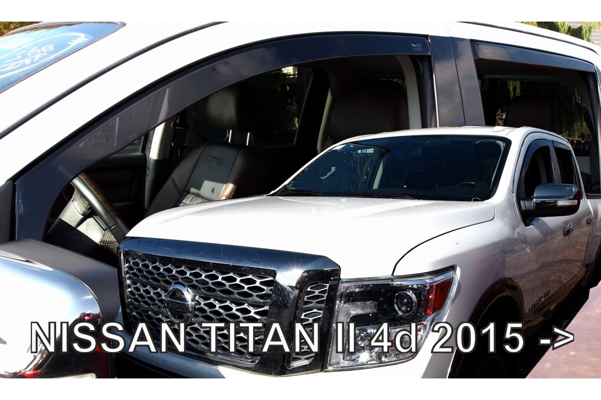 Βλησαρούλης Car Center - ΑΝΕΜΟΘΡΑΥΣΤΕΣ ΓΙΑ NISSAN TITAN 4D 2015+ ΣΕΤ ΑΥΤΟΚΙΝΗΤΟΥ ΑΠΟ ΕΥΚΑΜΠΤΟ ΦΙΜΕ ΠΛΑΣΤΙΚΟ HEKO - 4 ΤΕΜ.