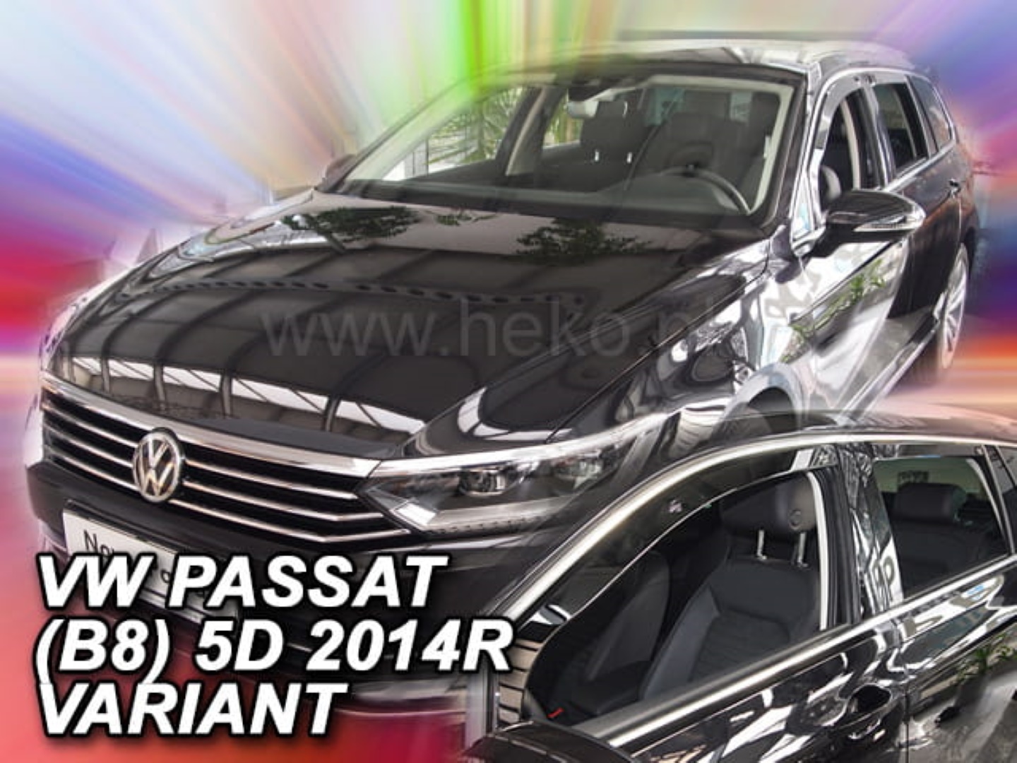Βλησαρούλης Car Center - ΑΝΕΜΟΘΡΑΥΣΤΕΣ ΓΙΑ VW PASSAT 5D COMBI/VARIANT/SW 2014+ ΑΝΕΜΟΘΡΑΥΣΤΕΣ ΣΕΤ ΑΥΤΟΚΙΝΗΤΟΥ ΑΠΟ ΕΥΚΑΜΠΤΟ ΦΙΜΕ ΠΛΑΣΤΙΚΟ HEKO - 4 ΤΕΜ.