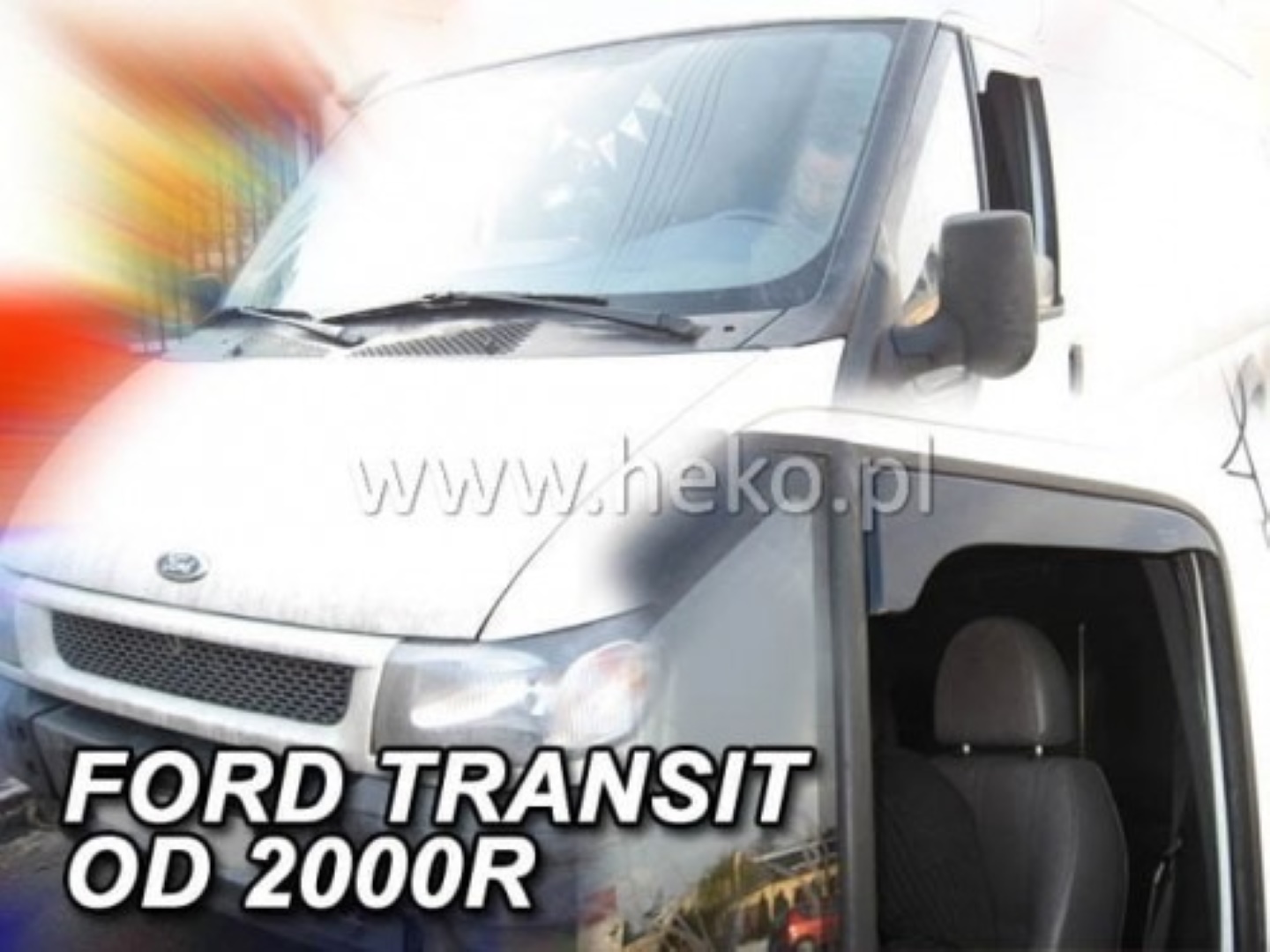 Βλησαρούλης Car Center - ΑΝΕΜΟΘΡΑΥΣΤΕΣ ΓΙΑ FORD TRANSIT 2D 2000-2006 / T300 ΑΝΩ ΜΕΡΟΣ ΚΟΝΤΟ ΖΕΥΓΑΡΙ ΑΠΟ ΕΥΚΑΜΠΤΟ ΦΙΜΕ ΠΛΑΣΤΙΚΟ HEKO - 2 ΤΕΜ.
