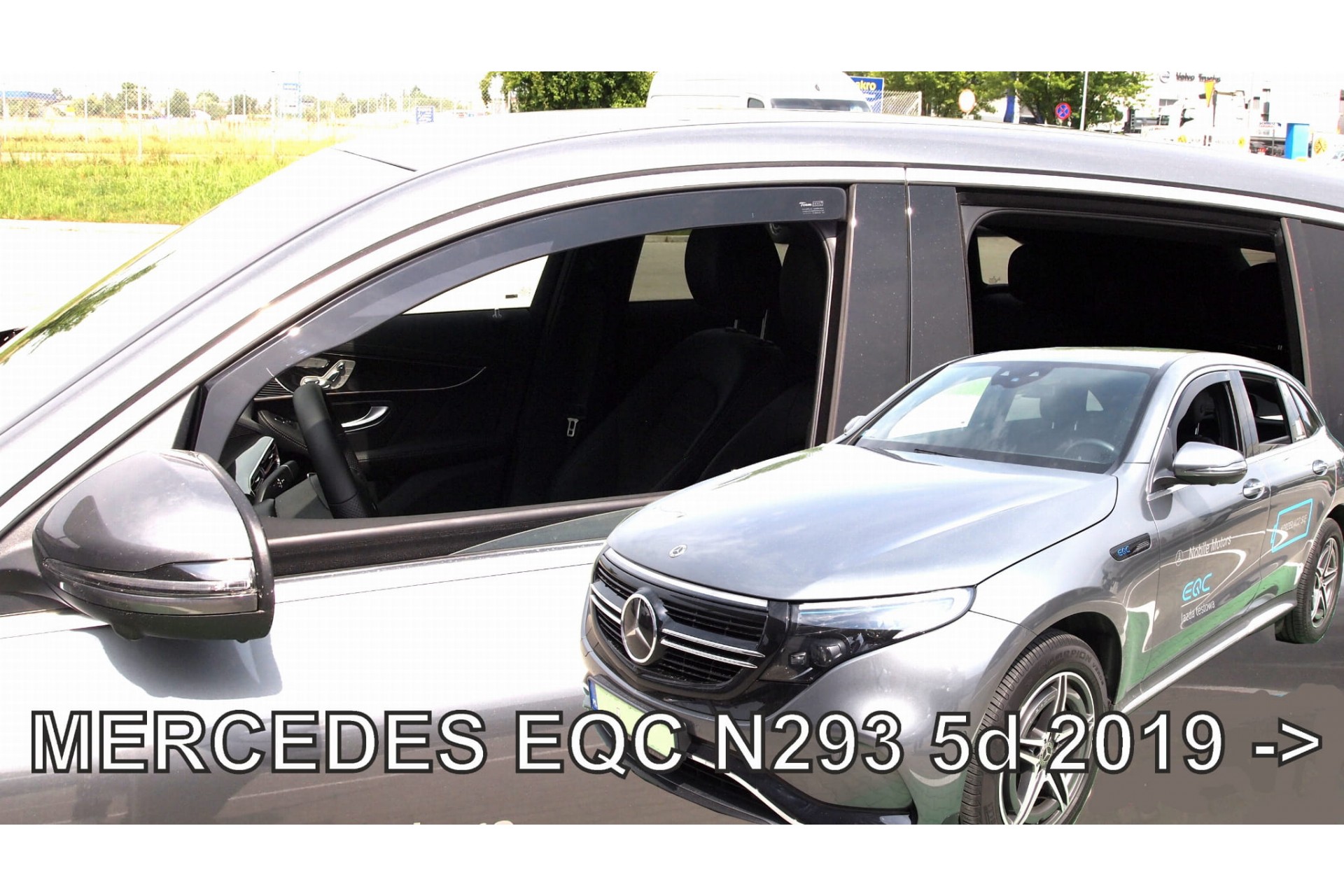Βλησαρούλης Car Center - MERCEDES EQC N293 5D 2019+  ΖΕΥΓΑΡΙ ΑΝΕΜΟΘΡΑΥΣΤΕΣ ΑΠΟ ΕΥΚΑΜΠΤΟ ΦΙΜΕ ΠΛΑΣΤΙΚΟ HEKO - 2 ΤΕΜ.
