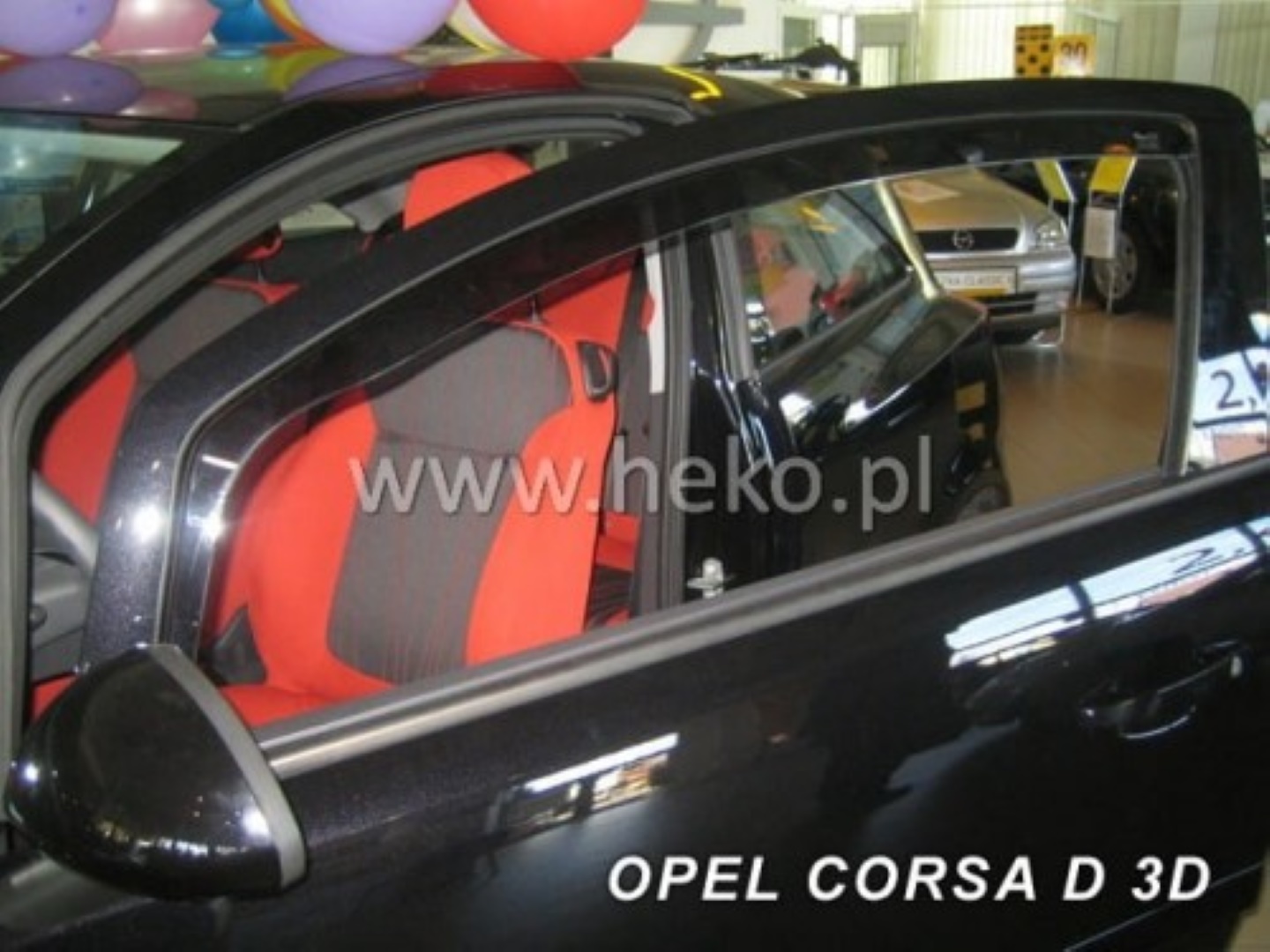 Βλησαρούλης Car Center - ΑΝΕΜΟΘΡΑΥΣΤΕΣ ΓΙΑ OPEL CORSA D/E 3D 09/2006-2014 ΖΕΥΓΑΡΙ ΑΠΟ ΕΥΚΑΜΠΤΟ ΦΙΜΕ ΠΛΑΣΤΙΚΟ HEKO - 2 ΤΕΜ.