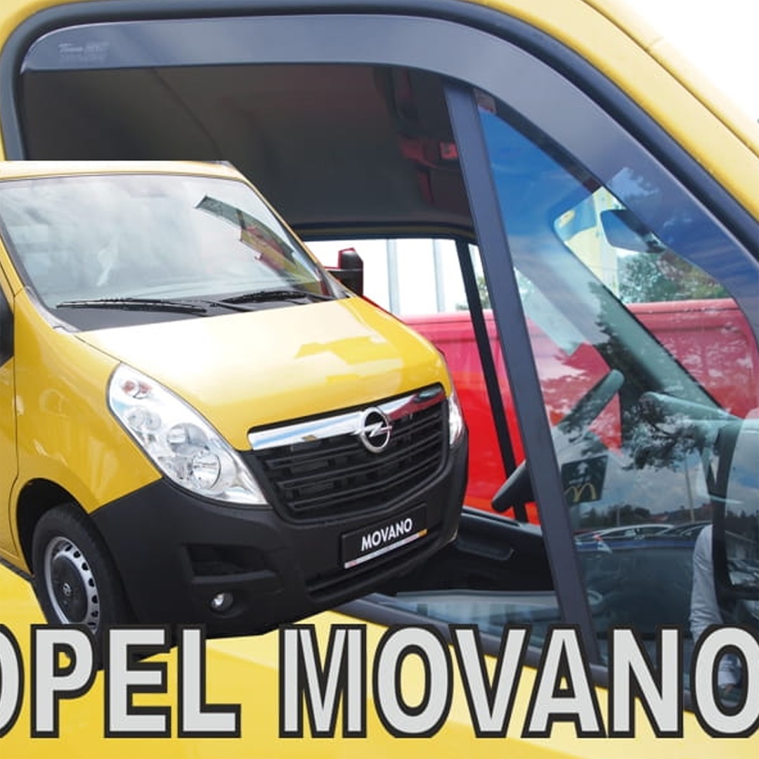 Βλησαρούλης Car Center - ΑΝΕΜΟΘΡΑΥΣΤΕΣ ΓΙΑ OPEL MOVANO B 2010+ / RENAULT MASTER 3 2010+ / MASTER IV 2019+ / NISSAN NV400 2011+ ΜΑΚΡΥ ΖΕΥΓΑΡΙ VAN ΑΠΟ ΕΥΚΑΜΠΤΟ ΦΙΜΕ ΠΛΑΣΤΙΚΟ HEKO - 2 ΤΕΜ.