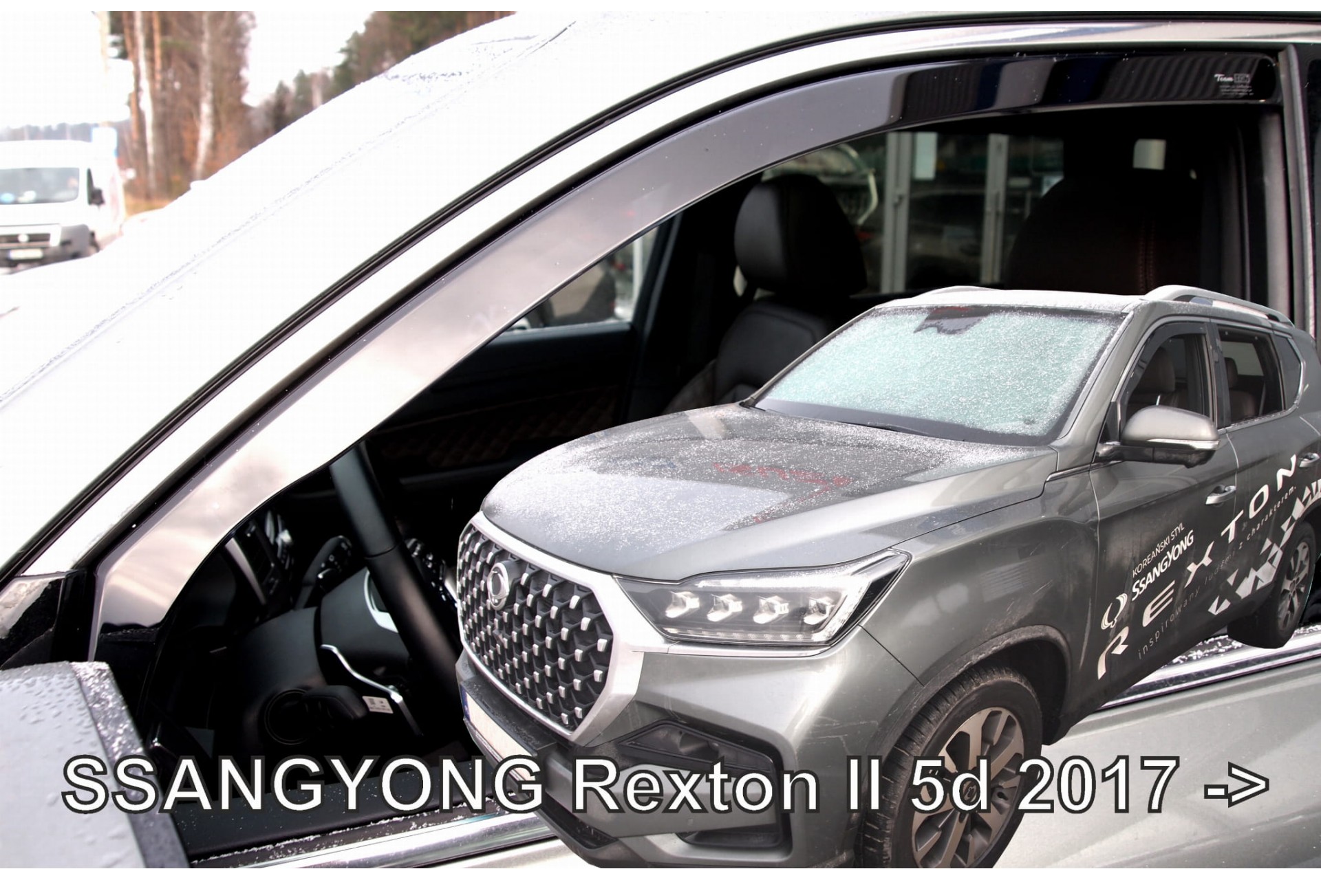Βλησαρούλης Car Center - ΑΝΕΜΟΘΡΑΥΣΤΕΣ ΓΙΑ SSANGYONG REXTON 5D 2017+ ΖΕΥΓΑΡΙ ΑΠΟ ΕΥΚΑΜΠΤΟ ΦΙΜΕ ΠΛΑΣΤΙΚΟ HEKO - 2 ΤΕΜ.