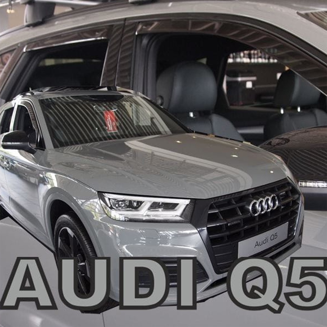 Βλησαρούλης Car Center - ΑΝΕΜΟΘΡΑΥΣΤΕΣ ΓΙΑ AUDI Q5 5D 2016+ ΣΕΤ ΑΥΤΟΚΙΝΗΤΟΥ ΑΠΟ ΕΥΚΑΜΠΤΟ ΦΙΜΕ ΠΛΑΣΤΙΚΟ HEKO - 4 ΤΕΜ.