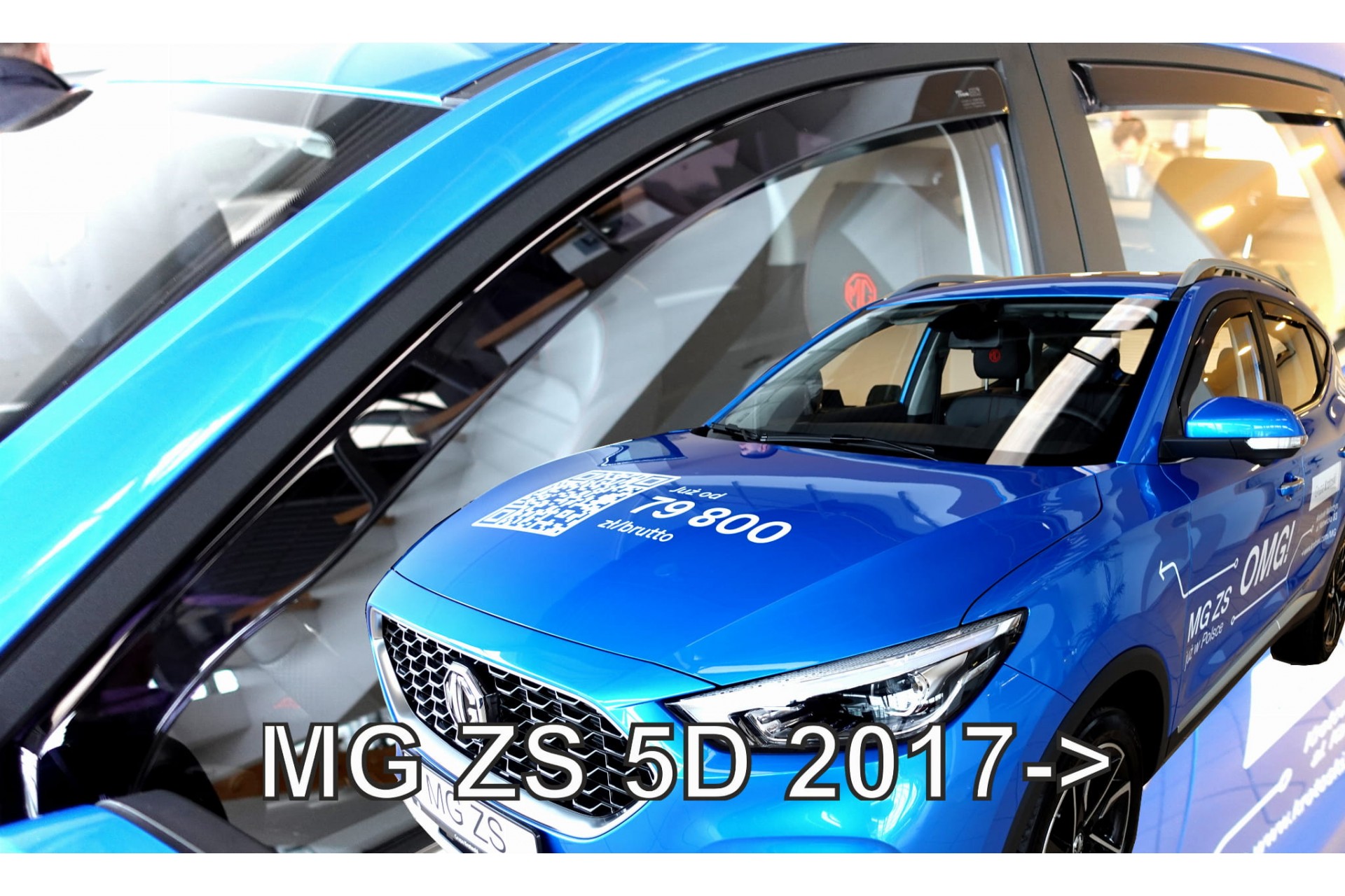 Βλησαρούλης Car Center - ΑΝΕΜΟΘΡΑΥΣΤΕΣ ΓΙΑ MG ZS 5D 2017+ ΖΕΥΓΑΡΙ ΑΠΟ ΕΥΚΑΜΠΤΟ ΦΙΜΕ ΠΛΑΣΤΙΚΟ HEKO - 2 ΤΕΜ.