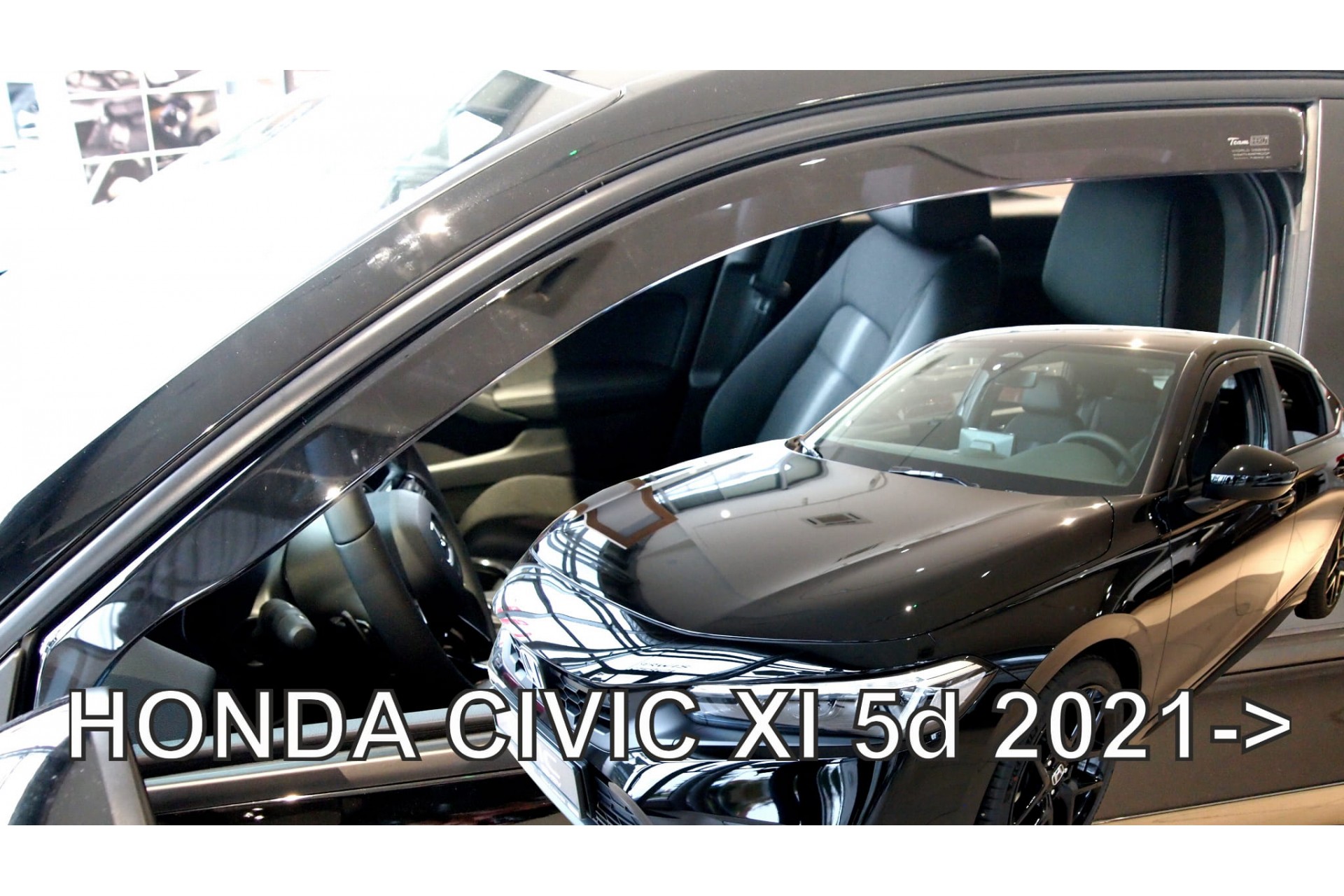 Βλησαρούλης Car Center - ΑΝΕΜΟΘΡΑΥΣΤΕΣ ΓΙΑ HONDA CIVIC XI 4/5D 2021+ ΖΕΥΓΑΡΙ ΑΠΟ ΕΥΚΑΜΠΤΟ ΦΙΜΕ ΠΛΑΣΤΙΚΟ HEKO - 2 ΤΕΜ.