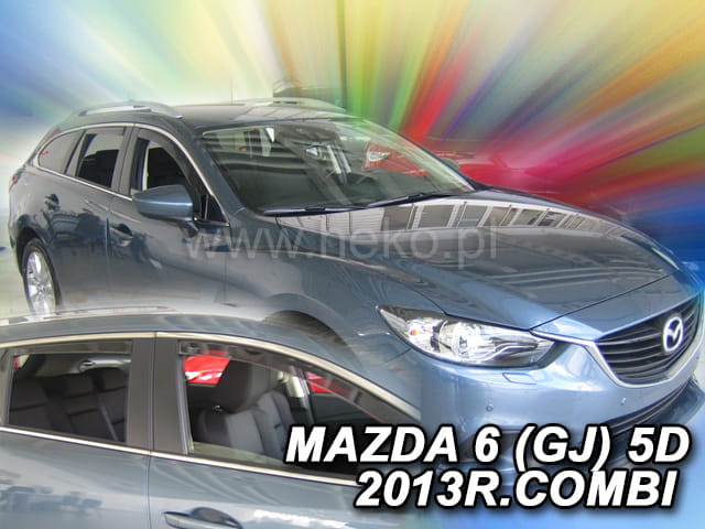 Βλησαρούλης Car Center - ΑΝΕΜΟΘΡΑΥΣΤΕΣ ΓΙΑ MAZDA 6 GJ 5D COMBI 08/2013+ ΣΕΤ ΑΥΤΟΚΙΝΗΤΟΥ ΑΠΟ ΕΥΚΑΜΠΤΟ ΦΙΜΕ ΠΛΑΣΤΙΚΟ HEKO - 4 ΤΕΜ.