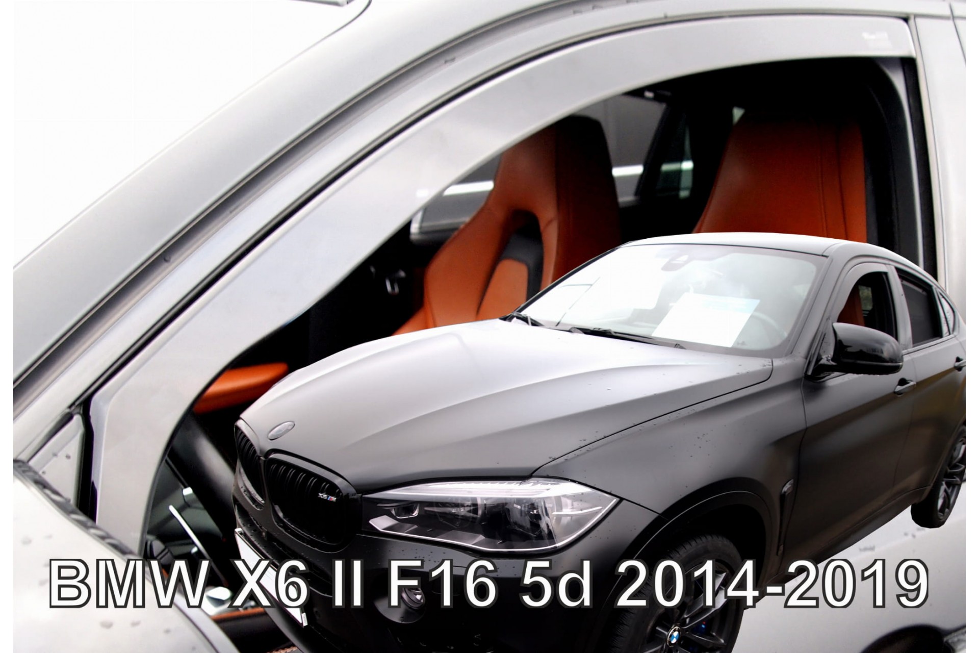 Βλησαρούλης Car Center - ΑΝΕΜΟΘΡΑΥΣΤΕΣ ΓΙΑ BMW X6 F16 5D 2014-2019  ΖΕΥΓΑΡΙ ΑΠΟ ΕΥΚΑΜΠΤΟ ΦΙΜΕ ΠΛΑΣΤΙΚΟ HEKO - 2 ΤΕΜ.