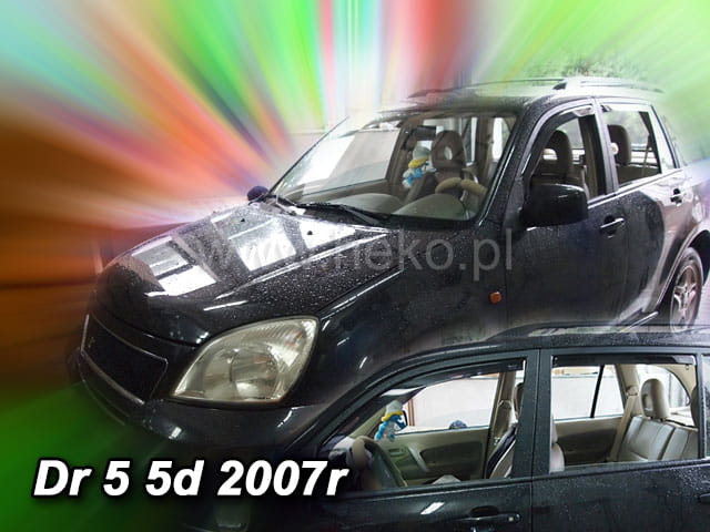 Βλησαρούλης Car Center - ΑΝΕΜΟΘΡΑΥΣΤΕΣ ΓΙΑ DR 5 MOTOR 5D 2007+ ΣΕΤ ΑΥΤΟΚΙΝΗΤΟΥ ΑΠΟ ΕΥΚΑΜΠΤΟ ΦΙΜΕ ΠΛΑΣΤΙΚΟ HEKO - 4 ΤΕΜ.