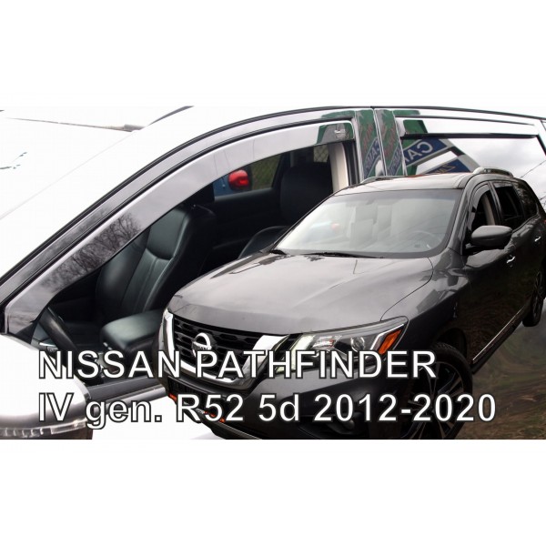 Βλησαρούλης Car Center - ΑΝΕΜΟΘΡΑΥΣΤΕΣ ΓΙΑ NISSAN PATHFINDER IV R52 5D 2012-2020 ?ΖΕΥΓΑΡΙ ΑΠΟ ΕΥΚΑΜΠΤΟ ΦΙΜΕ ΠΛΑΣΤΙΚΟ HEKO - 2 ΤΕΜ.