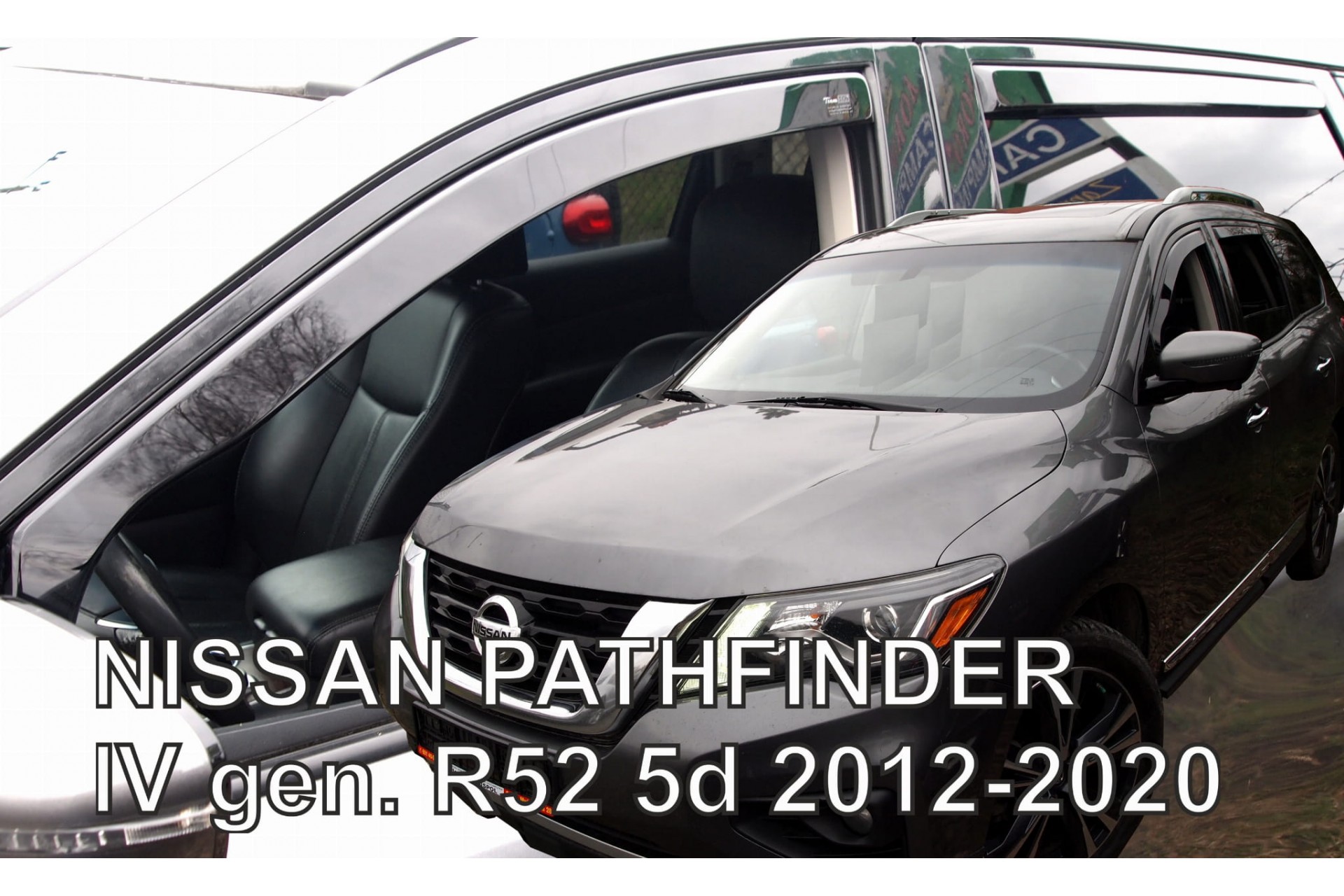 Βλησαρούλης Car Center - ΑΝΕΜΟΘΡΑΥΣΤΕΣ ΓΙΑ NISSAN PATHFINDER IV R52 5D 2012-2020 ΣΕΤ ΑΥΤΟΚΙΝΗΤΟΥ ΑΠΟ ΕΥΚΑΜΠΤΟ ΦΙΜΕ ΠΛΑΣΤΙΚΟ HEKO - 4 ΤΕΜ.