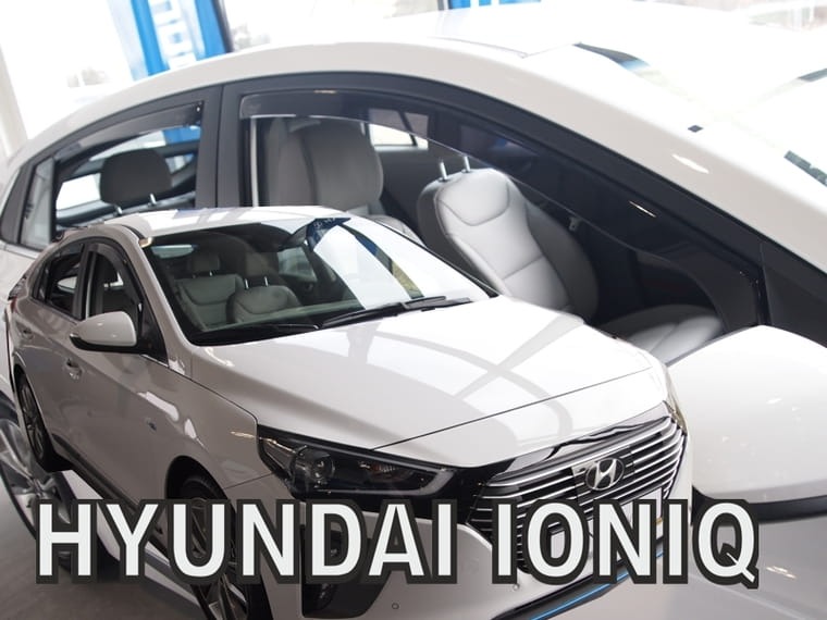 Βλησαρούλης Car Center - ΑΝΕΜΟΘΡΑΥΣΤΕΣ ΓΙΑ HYUNDAI IONIQ 5D 2016+  ΣΕΤ ΑΥΤΟΚΙΝΗΤΟΥ ΑΠΟ ΕΥΚΑΜΠΤΟ ΦΙΜΕ ΠΛΑΣΤΙΚΟ HEKO - 4 ΤΕΜ.