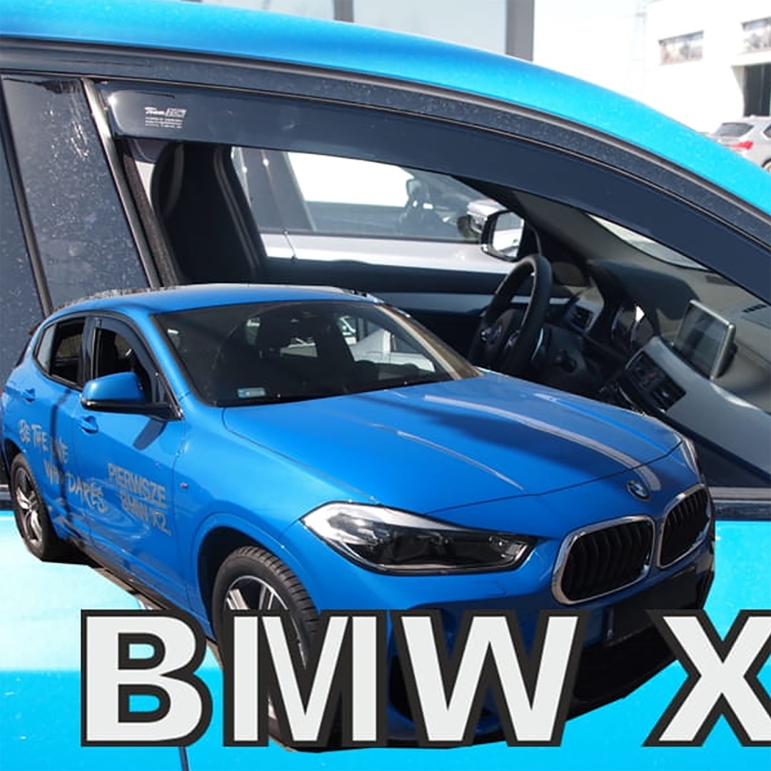 Βλησαρούλης Car Center - ΑΝΕΜΟΘΡΑΥΣΤΕΣ ΓΙΑ BMW X2 F39 5D 2018+ ΖΕΥΓΑΡΙ ΑΠΟ ΕΥΚΑΜΠΤΟ ΦΙΜΕ ΠΛΑΣΤΙΚΟ HEKO - 2 ΤΕΜ.