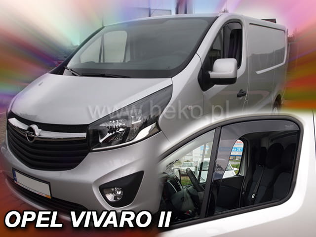 Βλησαρούλης Car Center - ΑΝΕΜΟΘΡΑΥΣΤΕΣ ΓΙΑ OPEL VIVARO 2014+ / RENAULT TRAFIC 2014+ /FIAT TALENTO 2016+ ΖΕΥΓΑΡΙ ΑΠΟ ΕΥΚΑΜΠΤΟ ΦΙΜΕ ΠΛΑΣΤΙΚΟ HEKO - 2 ΤΕΜ.