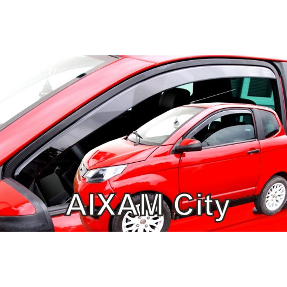 Βλησαρούλης Car Center - ΑΝΕΜΟΘΡΑΥΣΤΕΣ ΓΙΑ AIXAM CITY / E-CITY / CROSSLINE / CROSSOVER / E-CROSSOVER 3D 2007+ ΖΕΥΓΑΡΙ ΑΠΟ ΕΥΚΑΜΠΤΟ ΦΙΜΕ ΠΛΑΣΤΙΚΟ HEKO - 2 ΤΕΜ.