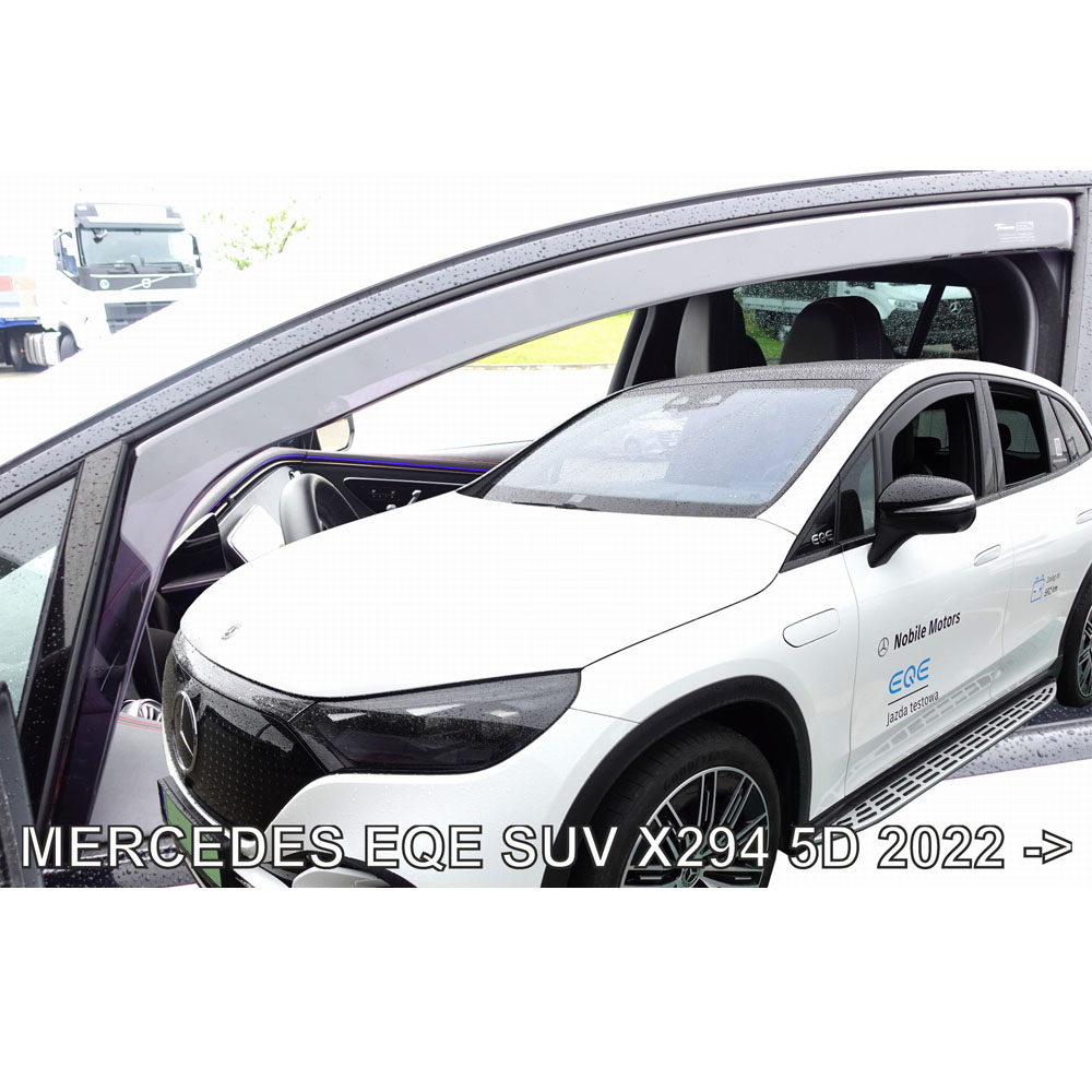 Βλησαρούλης Car Center - ΑΝΕΜΟΘΡΑΥΣΤΕΣ ΓΙΑ MERCEDES EQE 5D 2022+ ΖΕΥΓΑΡΙ ΑΠΟ ΕΥΚΑΜΠΤΟ ΦΙΜΕ ΠΛΑΣΤΙΚΟ HEKO - 2 ΤΕΜ.