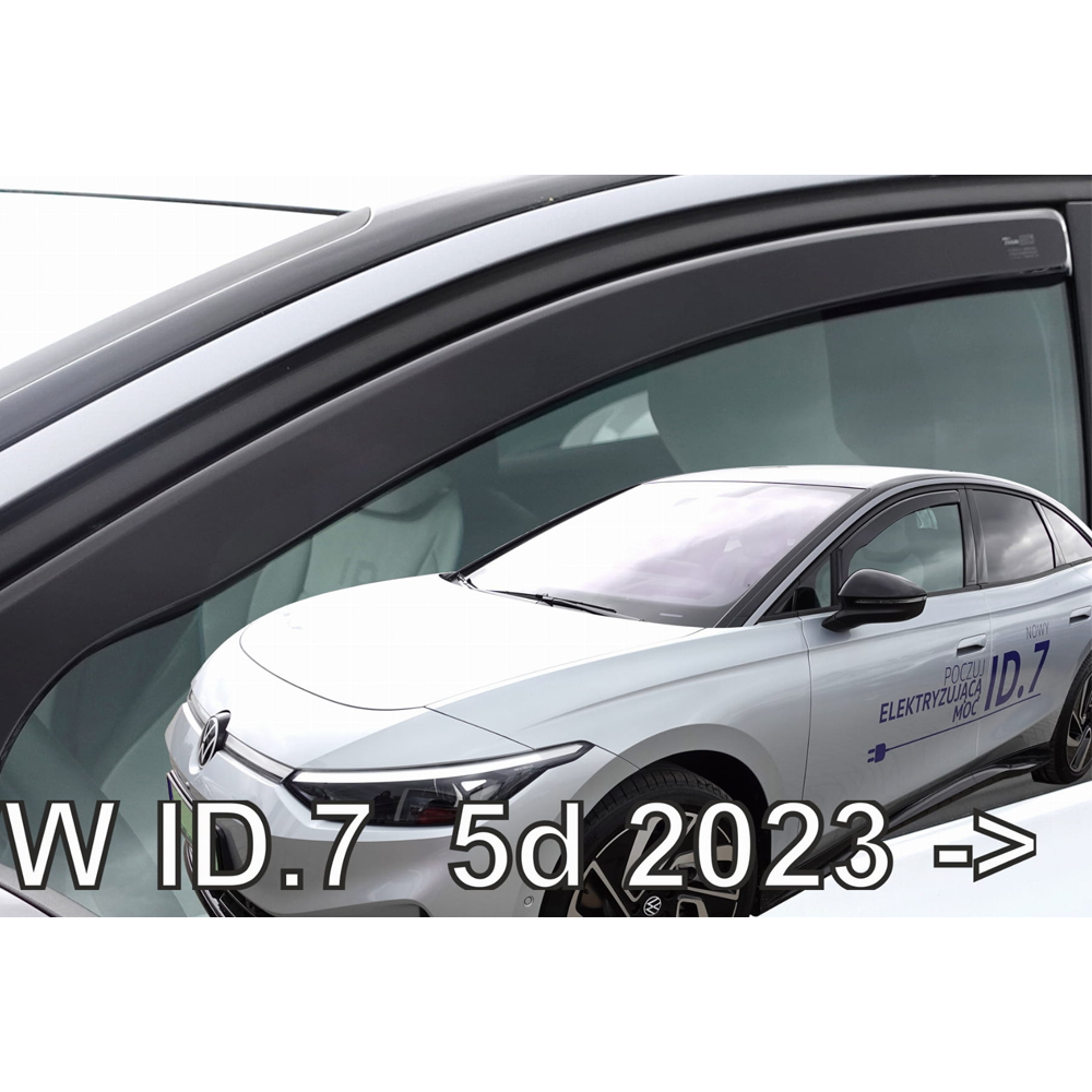Βλησαρούλης Car Center - ΑΝΕΜΟΘΡΑΥΣΤΕΣ ΓΙΑ VW ID.7 5D 2023+ ΖΕΥΓΑΡΙ ΑΠΟ ΕΥΚΑΜΠΤΟ ΦΙΜΕ ΠΛΑΣΤΙΚΟ HEKO - 2 ΤΕΜ.